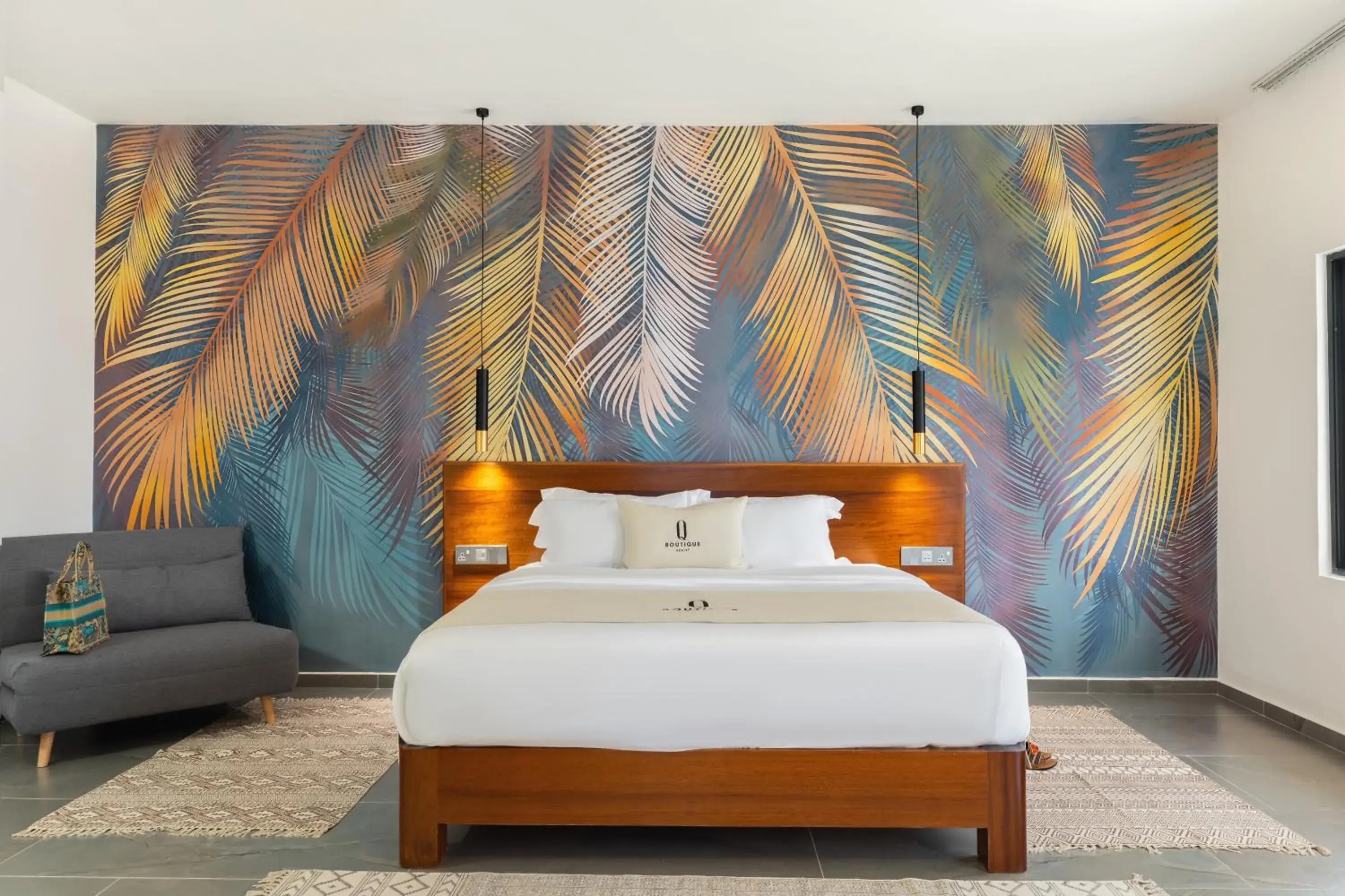 Bed in Q Boutique Resort Malindi Bed in Q Boutique Resort Malindi