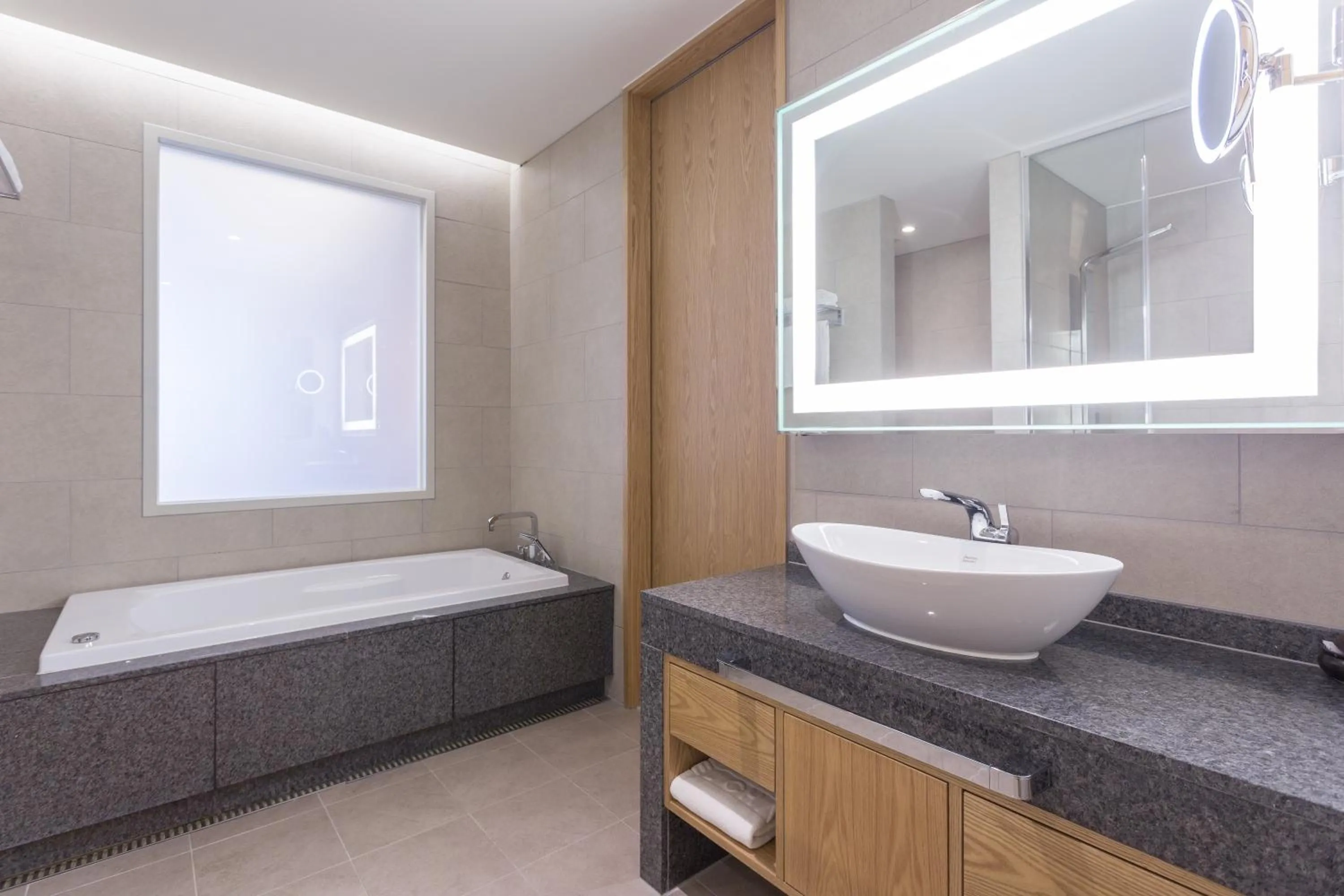 Bathroom, Bed in Charis Hotel