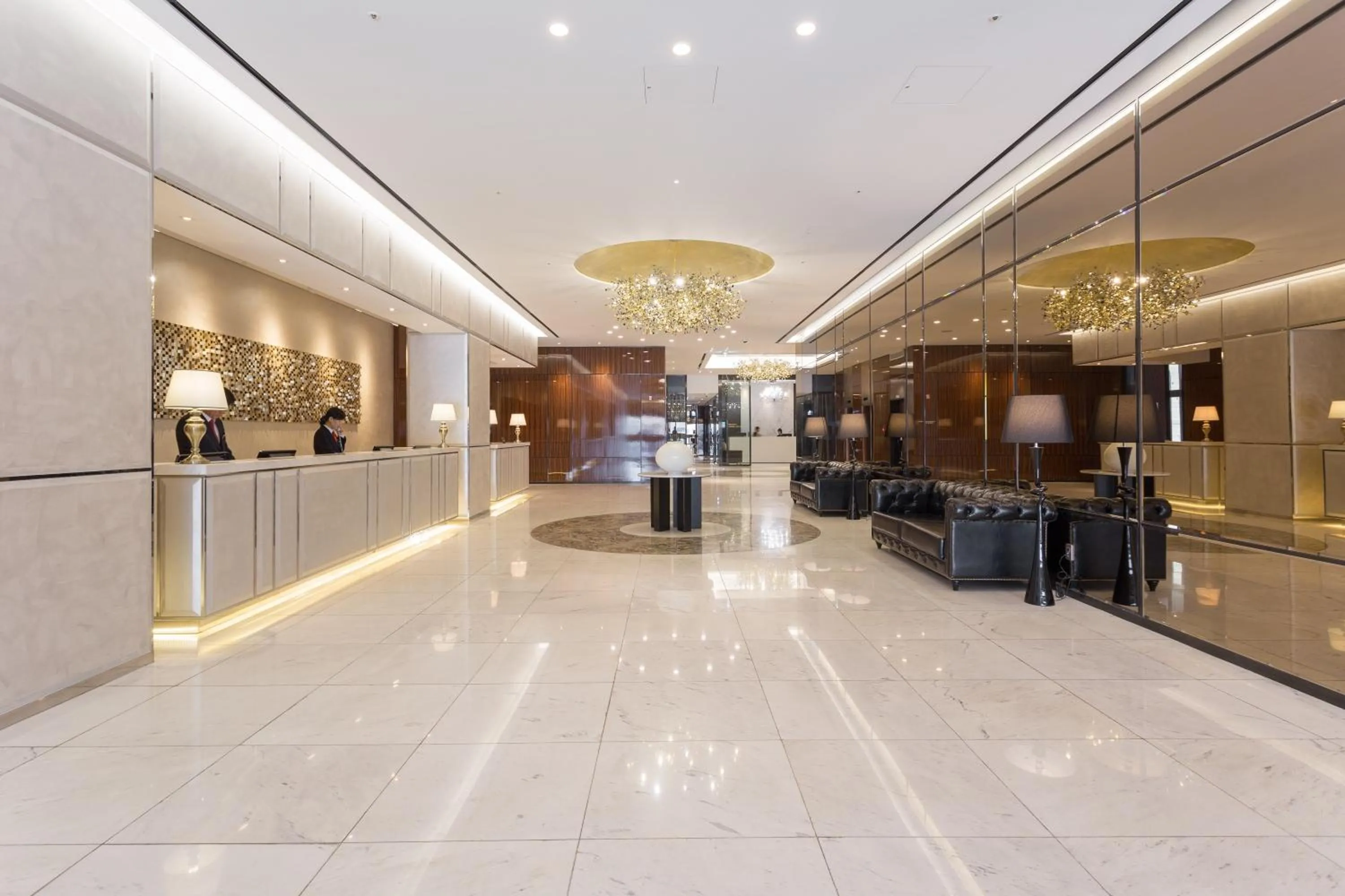 Lobby or reception in Charis Hotel