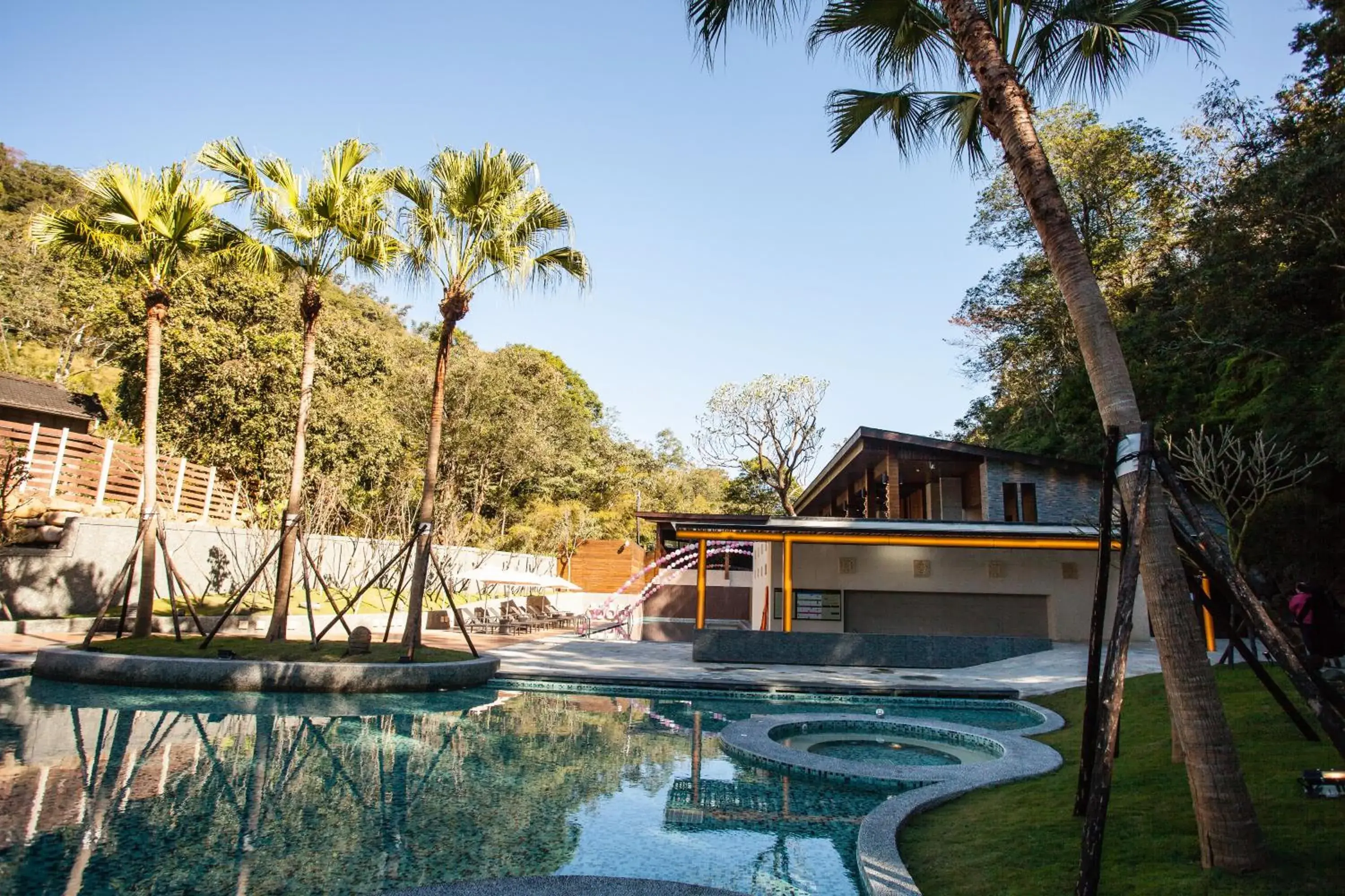 Swimming pool in Fuli Hot Spring Resort Swimming pool in Fuli Hot Spring Resort