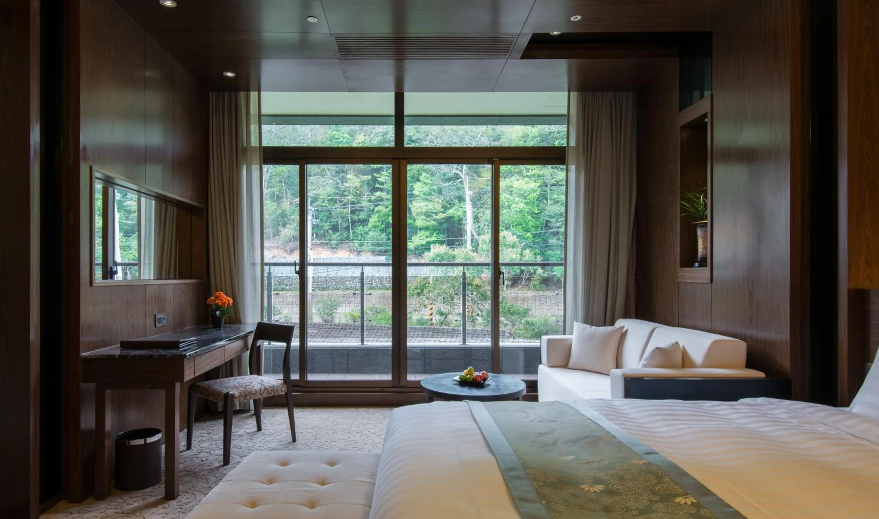 Living room, Bed in Fuli Hot Spring Resort