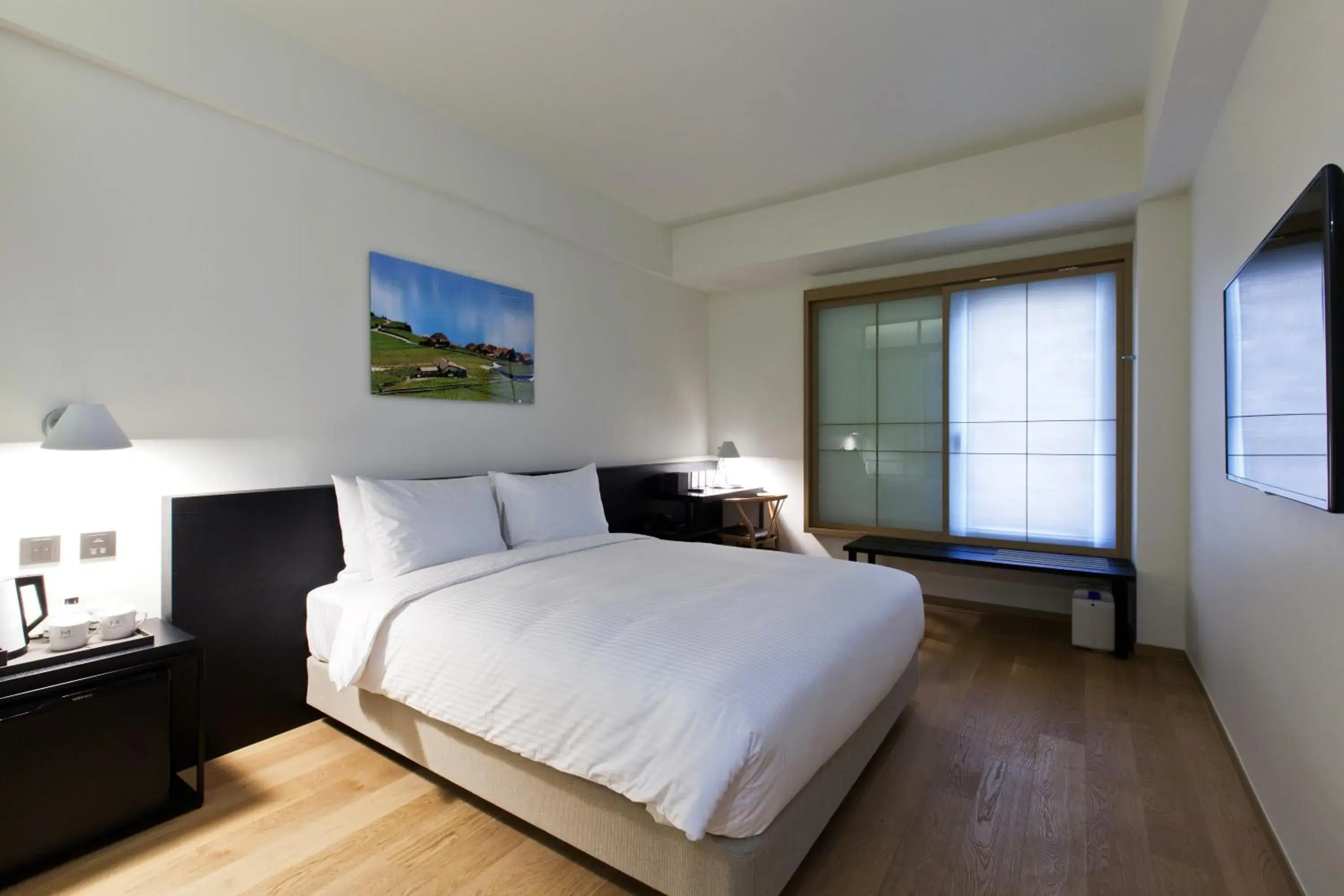 Bed in Sotetsu Hotels The Splaisir Seoul Myeongdong Bed in Sotetsu Hotels The Splaisir Seoul Myeongdong