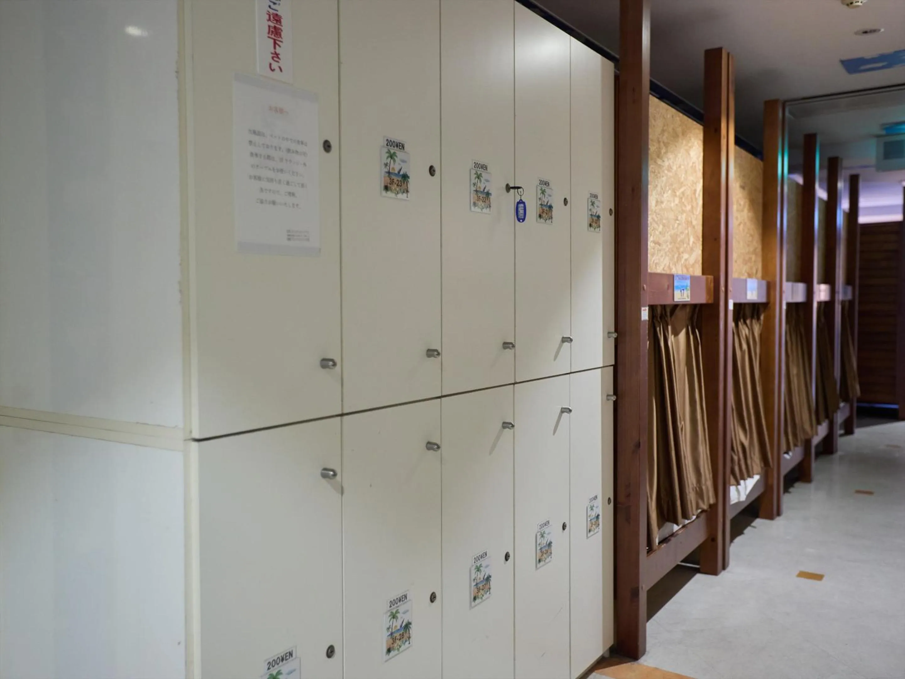 locker in Guest House Grand Naha