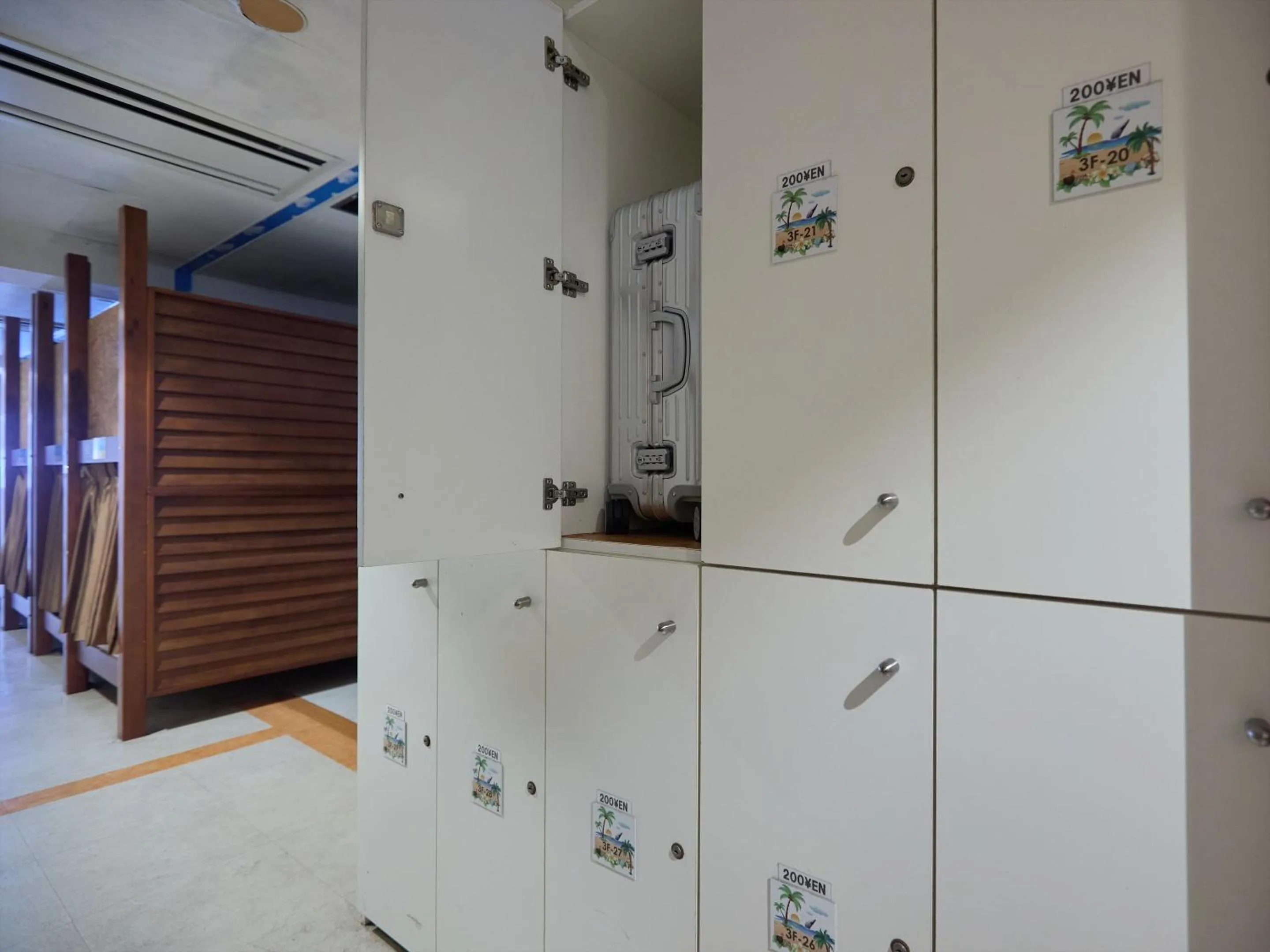 locker in Guest House Grand Naha
