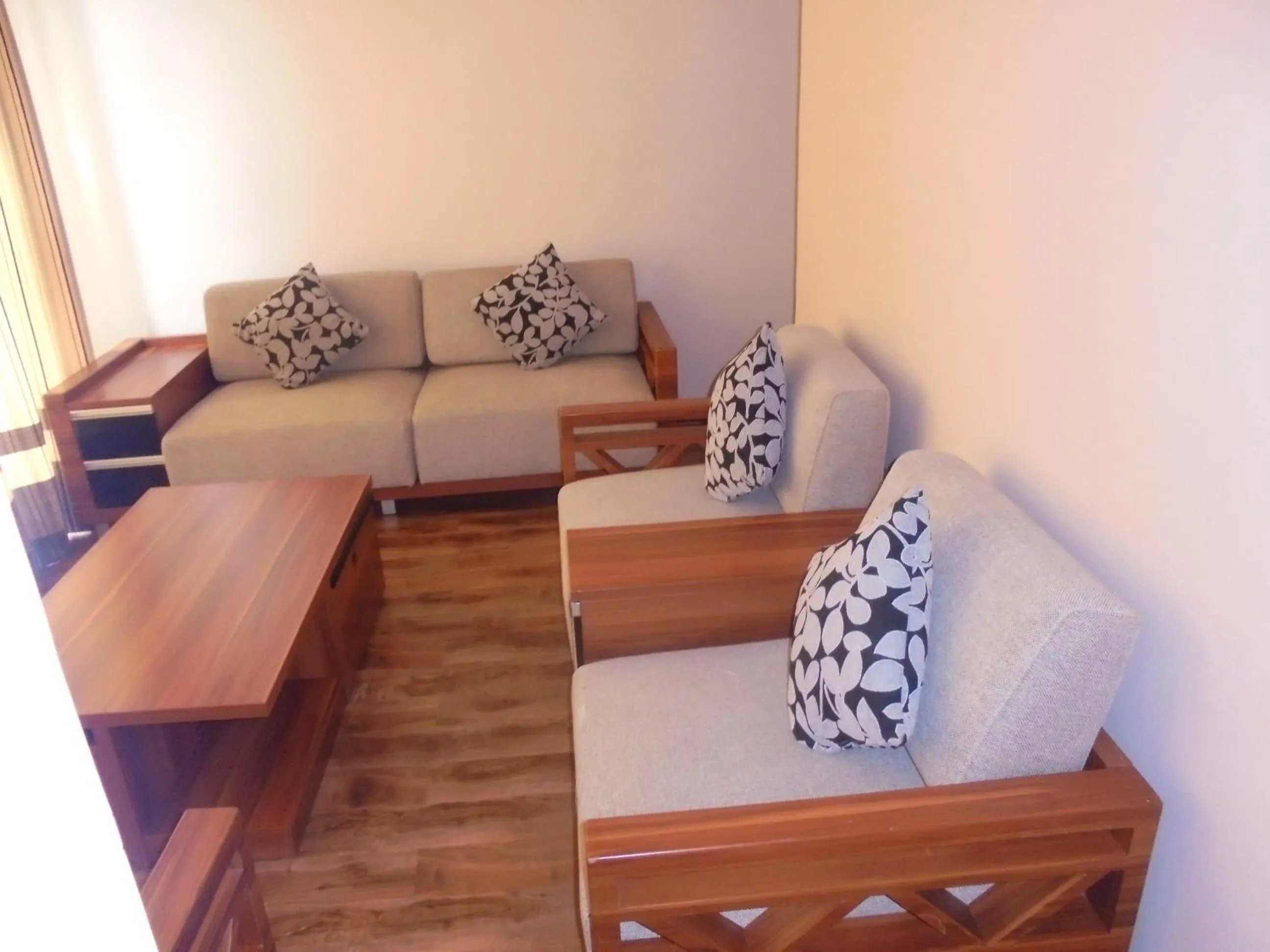 Seating area in We Hotel and Suites