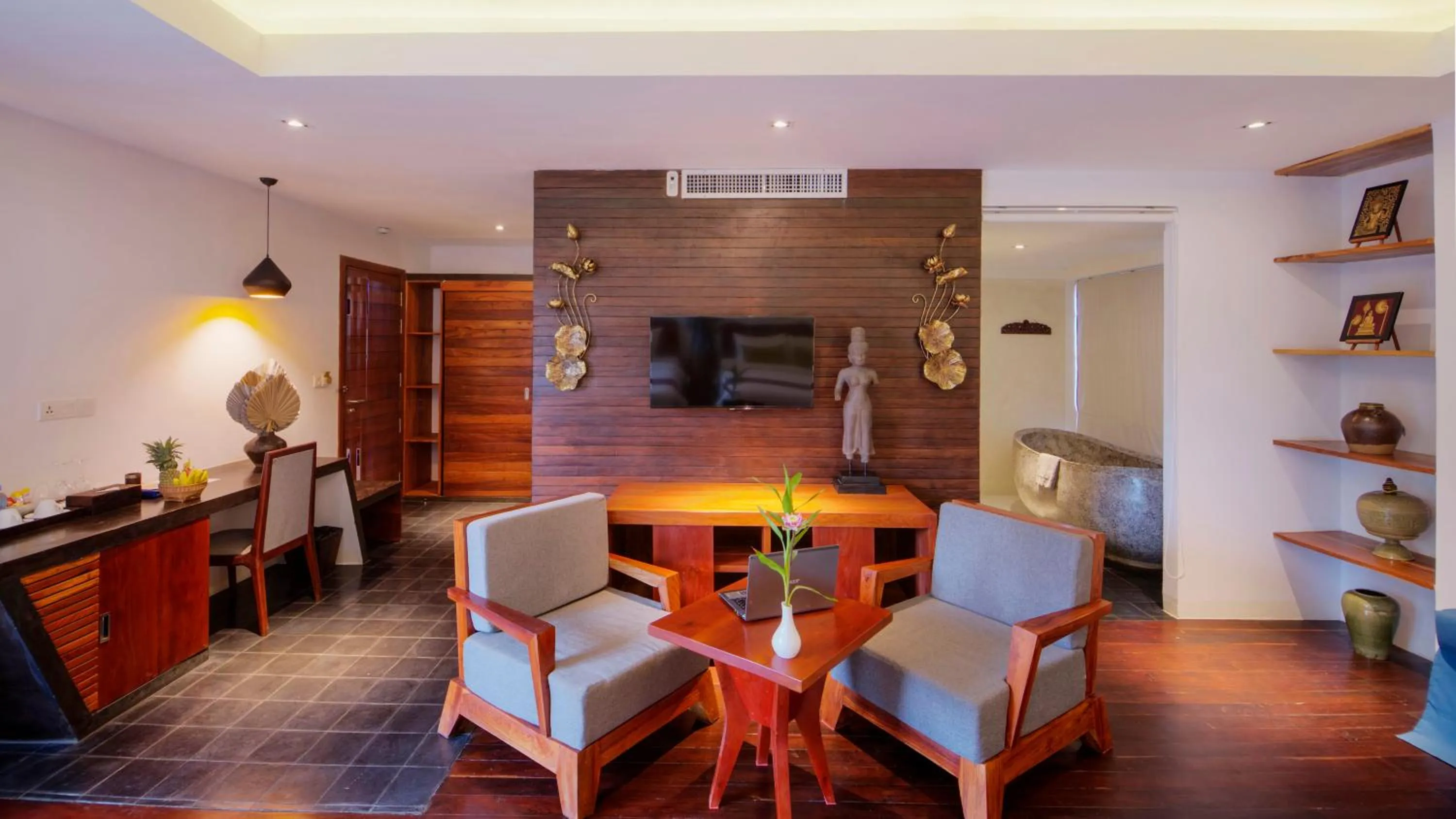 Living room in King Rock Boutique Hotel