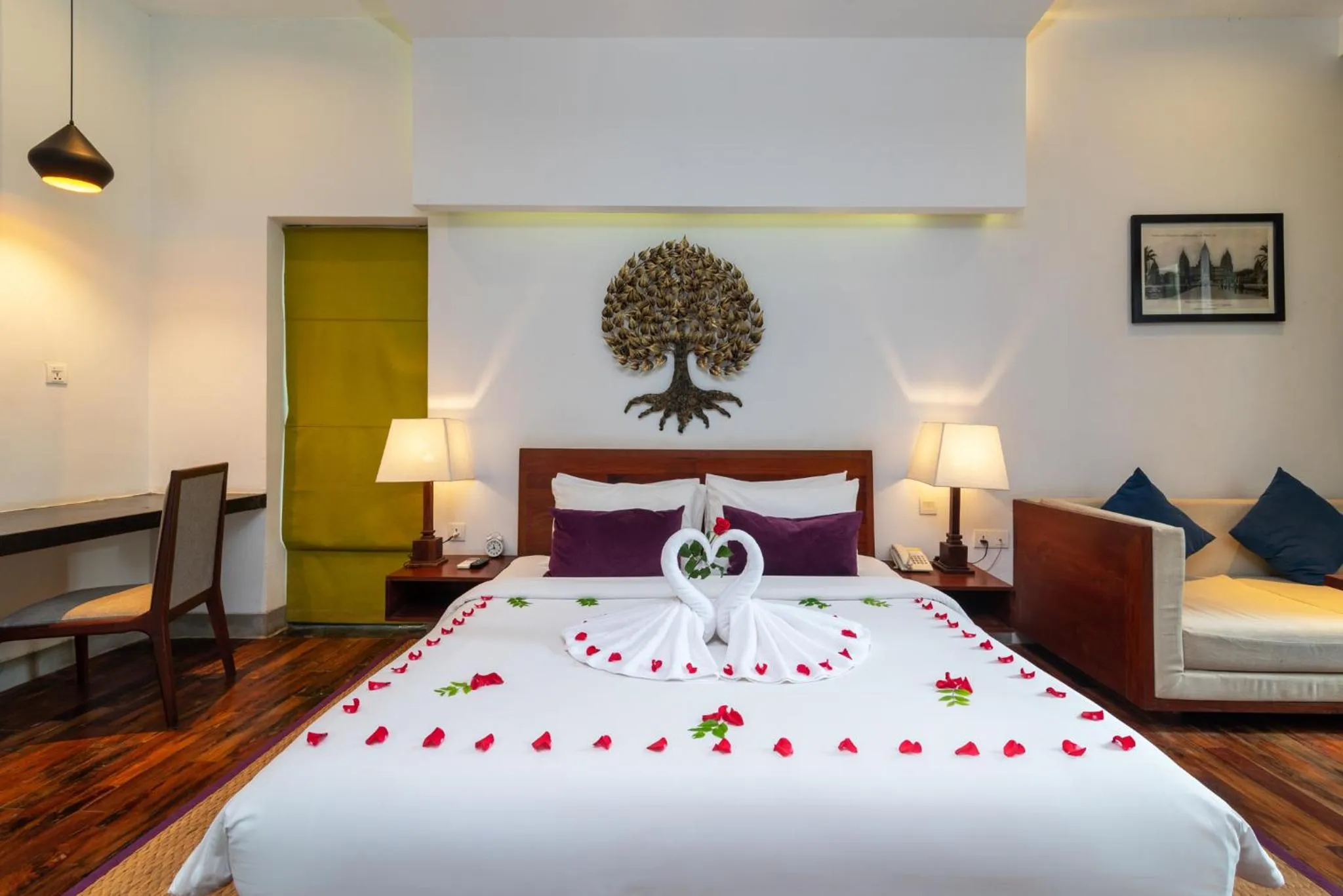 Bed in King Rock Boutique Hotel