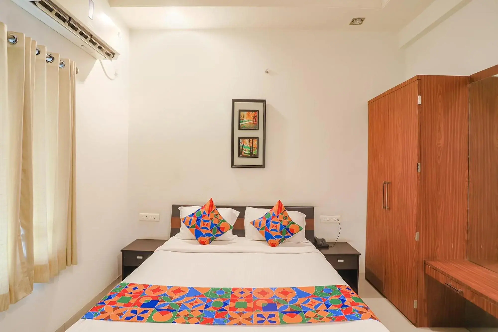 Bed in FabHotel Archanil Apartment - Sitanagar Cricket Ground Bed in FabHotel Archanil Apartment - Sitanagar Cricket Ground