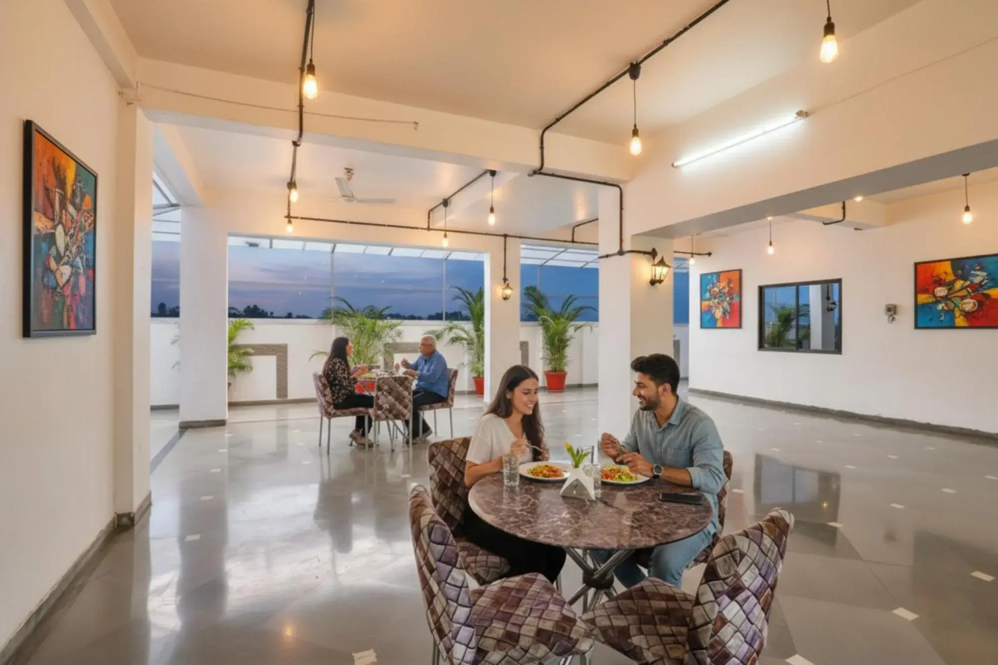 Restaurant/places to eat in FabHotel Archanil Apartment - Sitanagar Cricket Ground Restaurant/places to eat in FabHotel Archanil Apartment - Sitanagar Cricket Ground