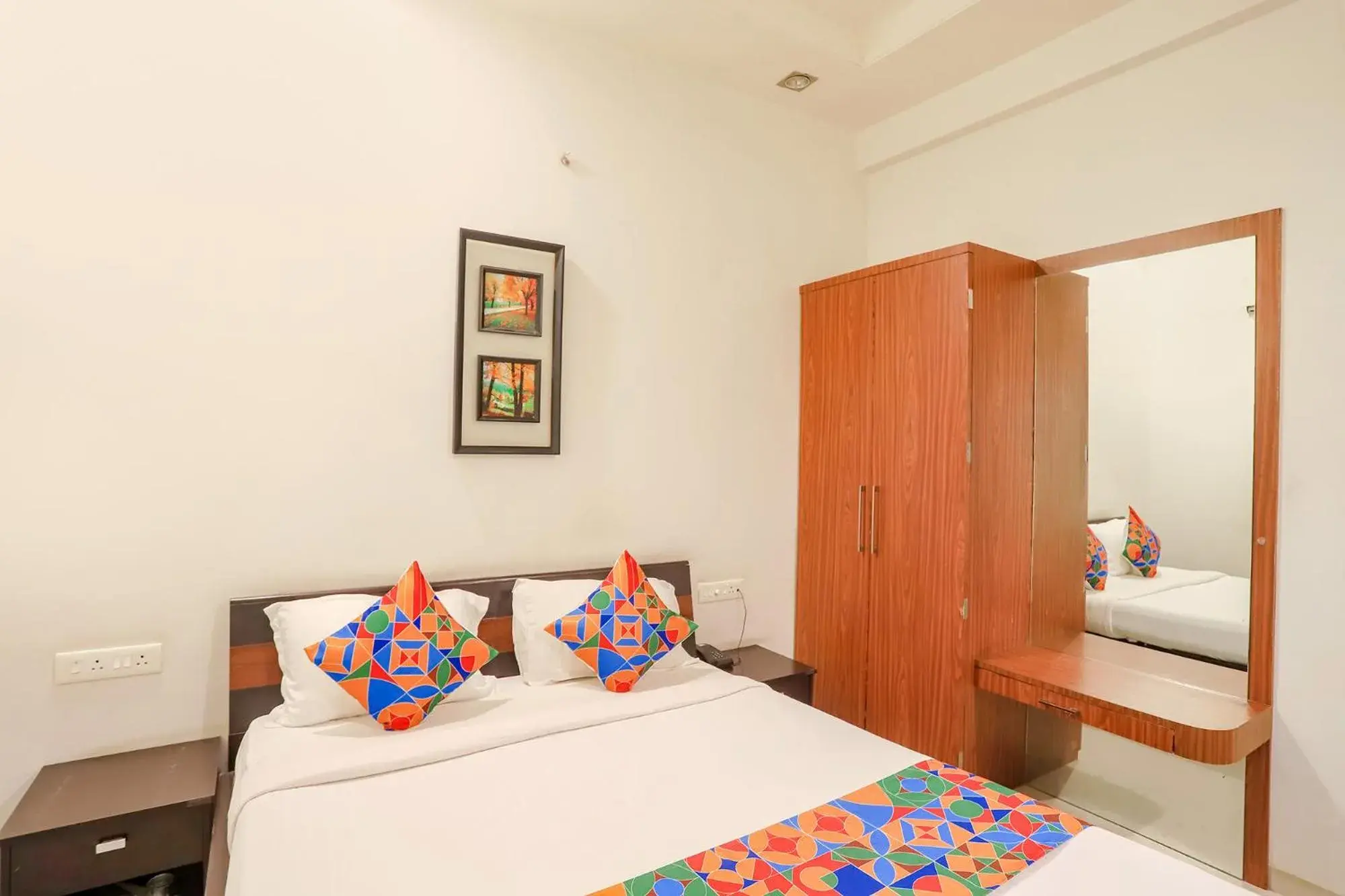 Bed in FabHotel Archanil Apartment - Sitanagar Cricket Ground Bed in FabHotel Archanil Apartment - Sitanagar Cricket Ground