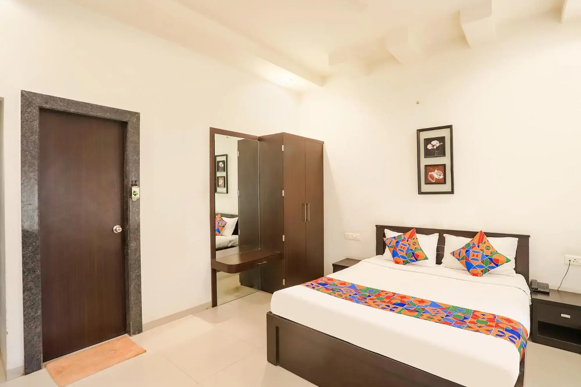 Bed in FabHotel Archanil Apartment - Sitanagar Cricket Ground Bed in FabHotel Archanil Apartment - Sitanagar Cricket Ground