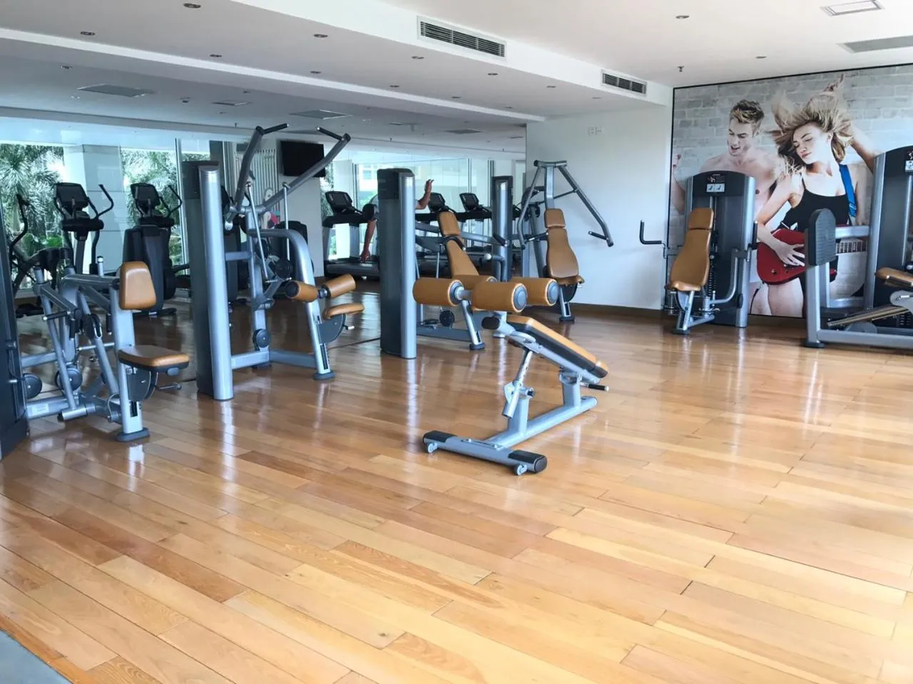 Fitness centre/facilities in Bluesky Serviced Apartment Airport Plaza