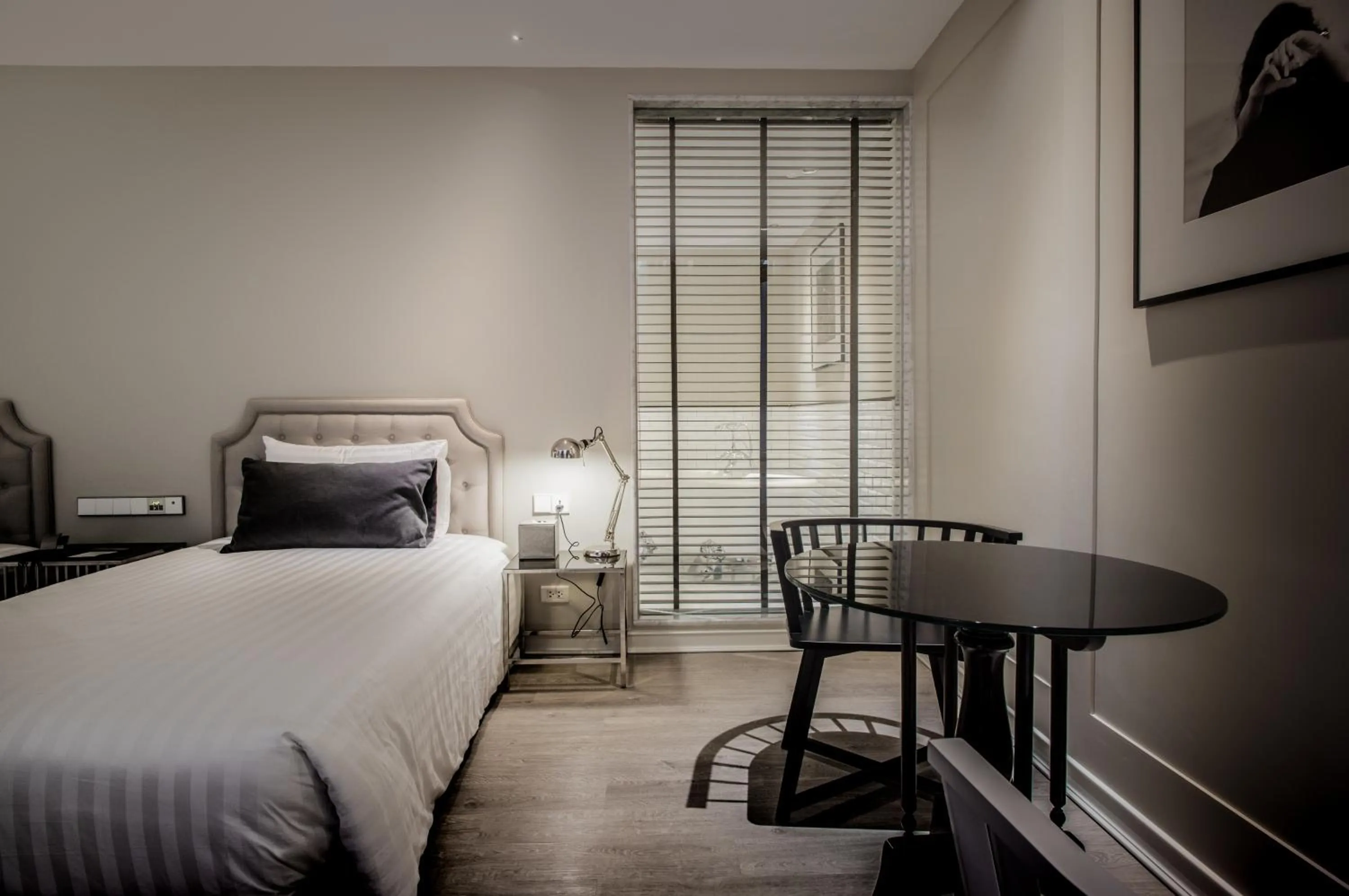 Bed in Hotel Once Bangkok