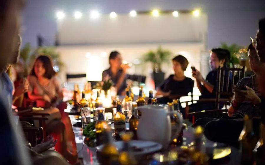 group of guests in Hotel Once Bangkok