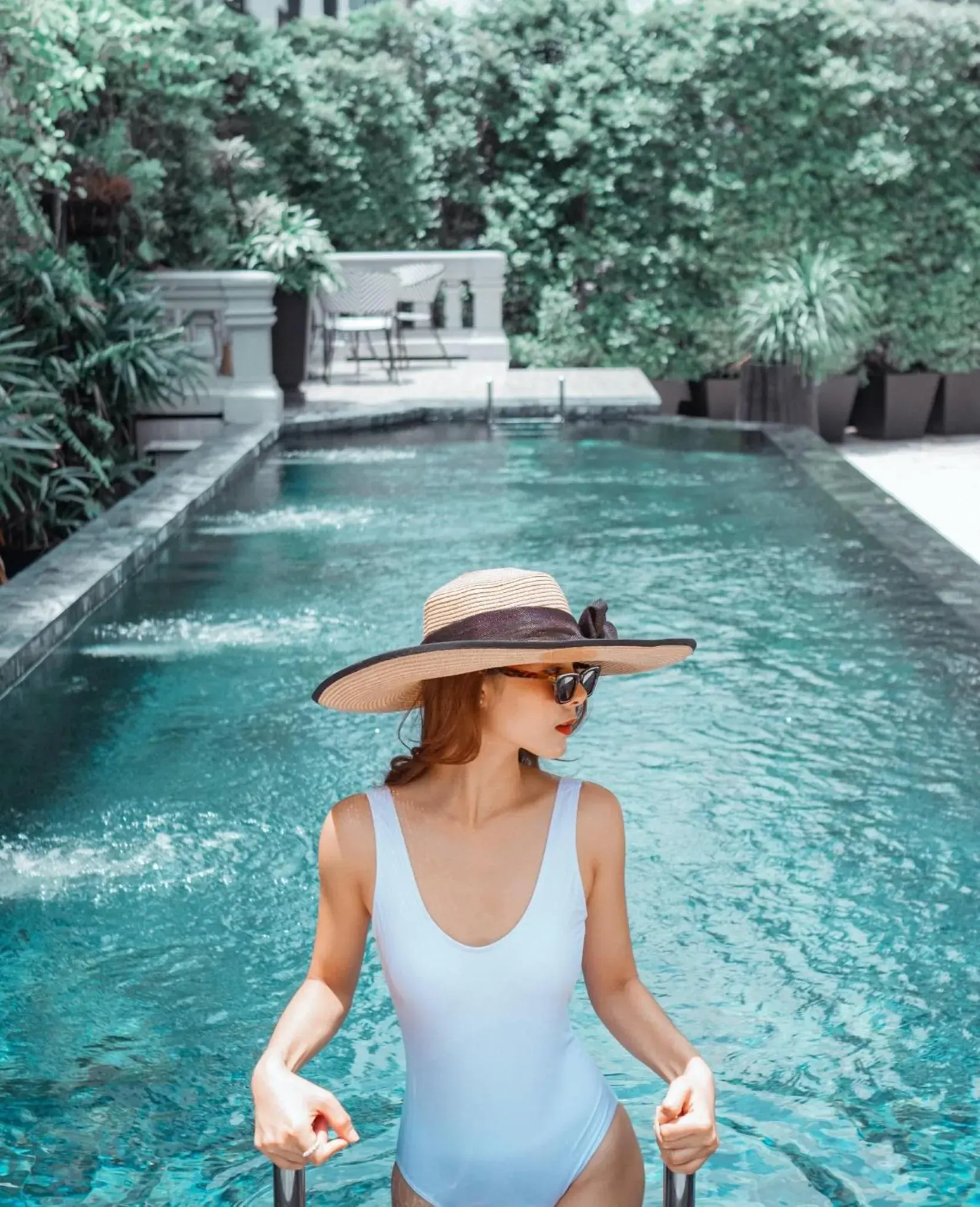 Swimming pool in Hotel Once Bangkok Swimming pool in Hotel Once Bangkok