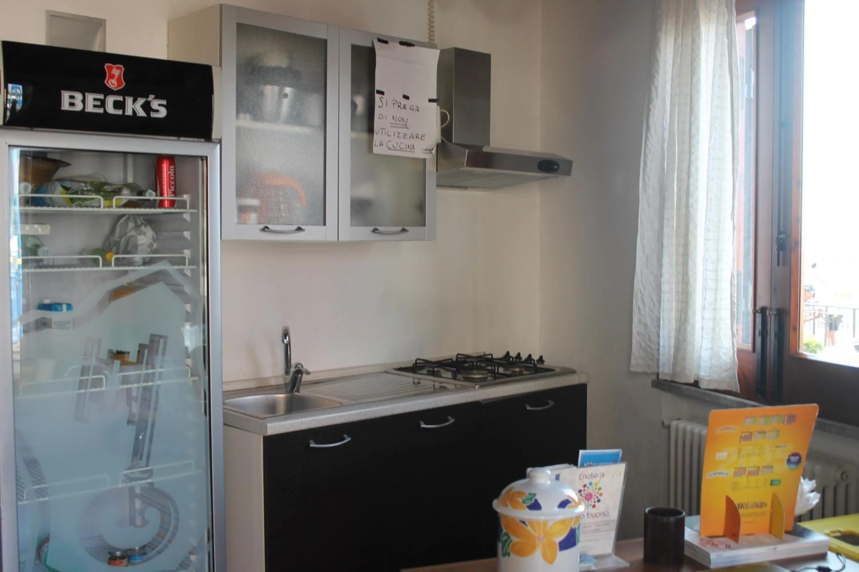 Communal kitchen in b&b Simpaty