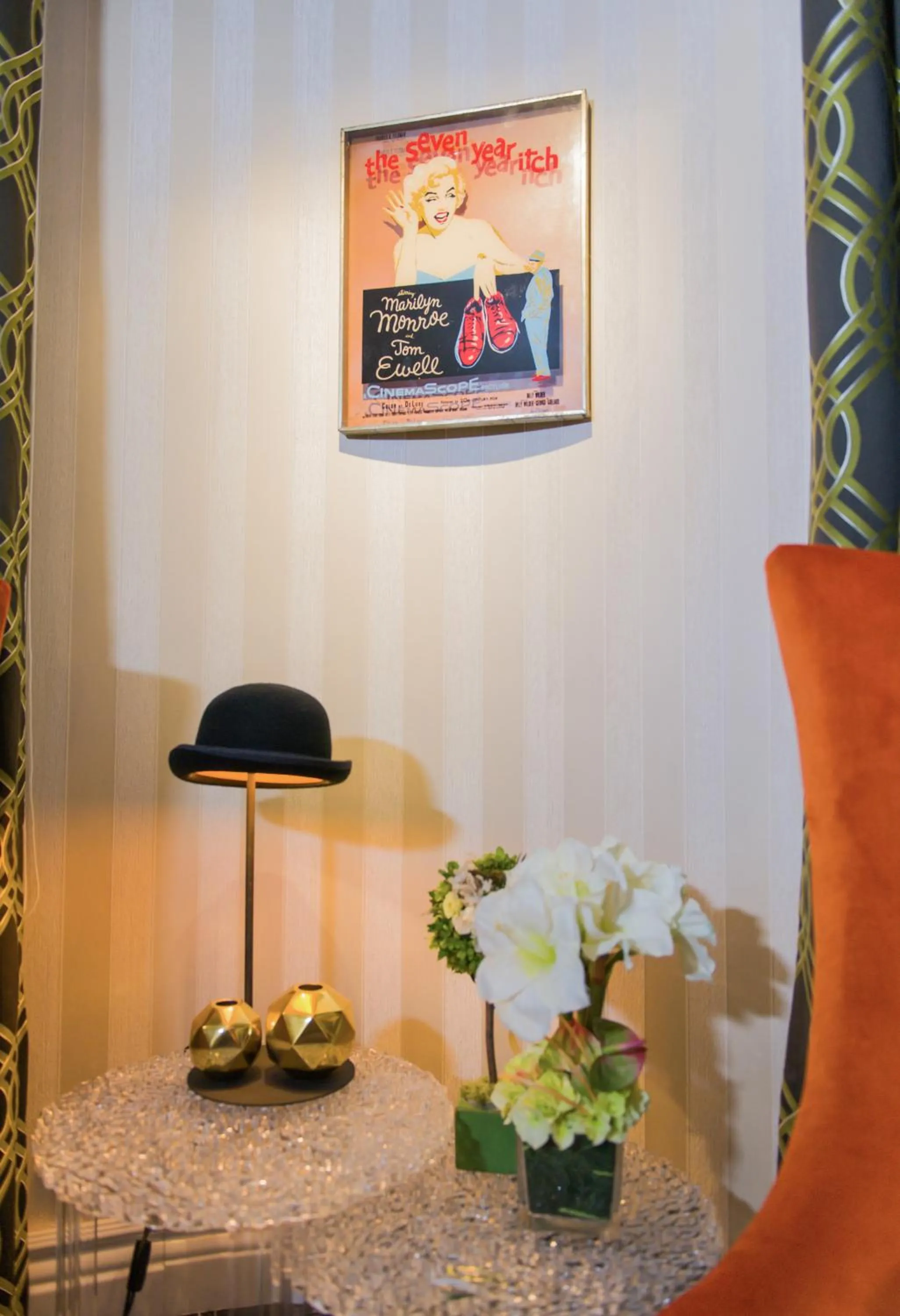 Decorative detail in Hotel Madera Hollywood