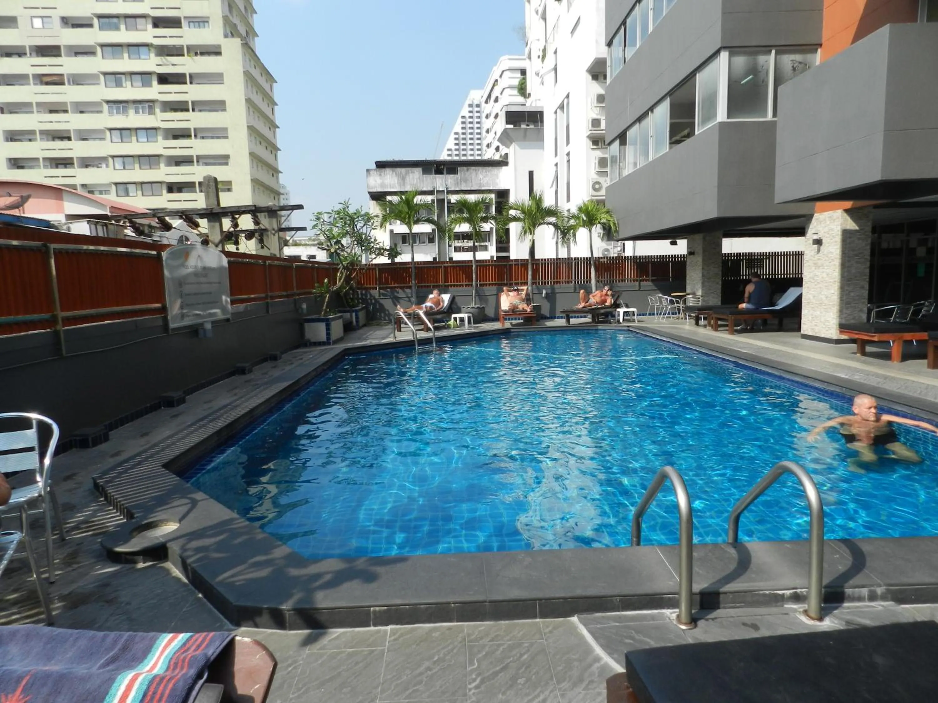 Swimming pool in Nanatai Suites