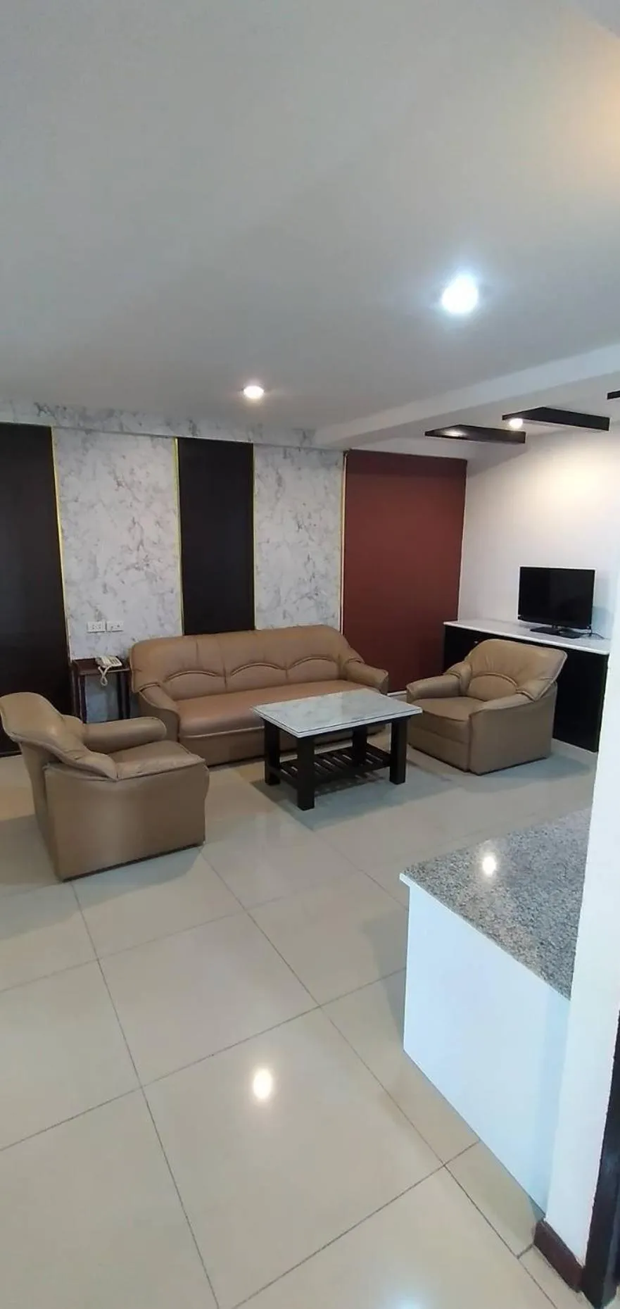 Living room in Nanatai Suites