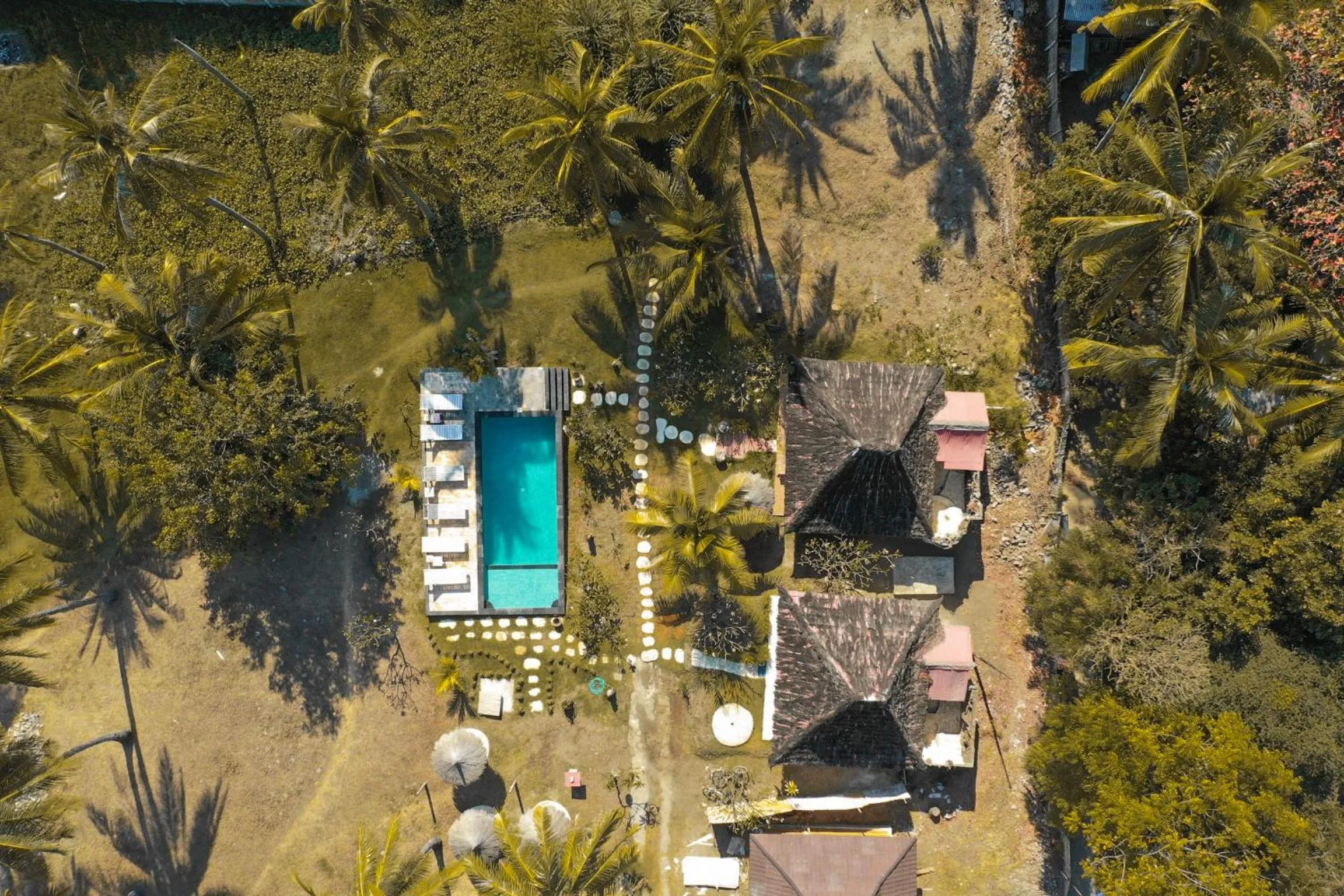 Bird's eye view in Segar Village