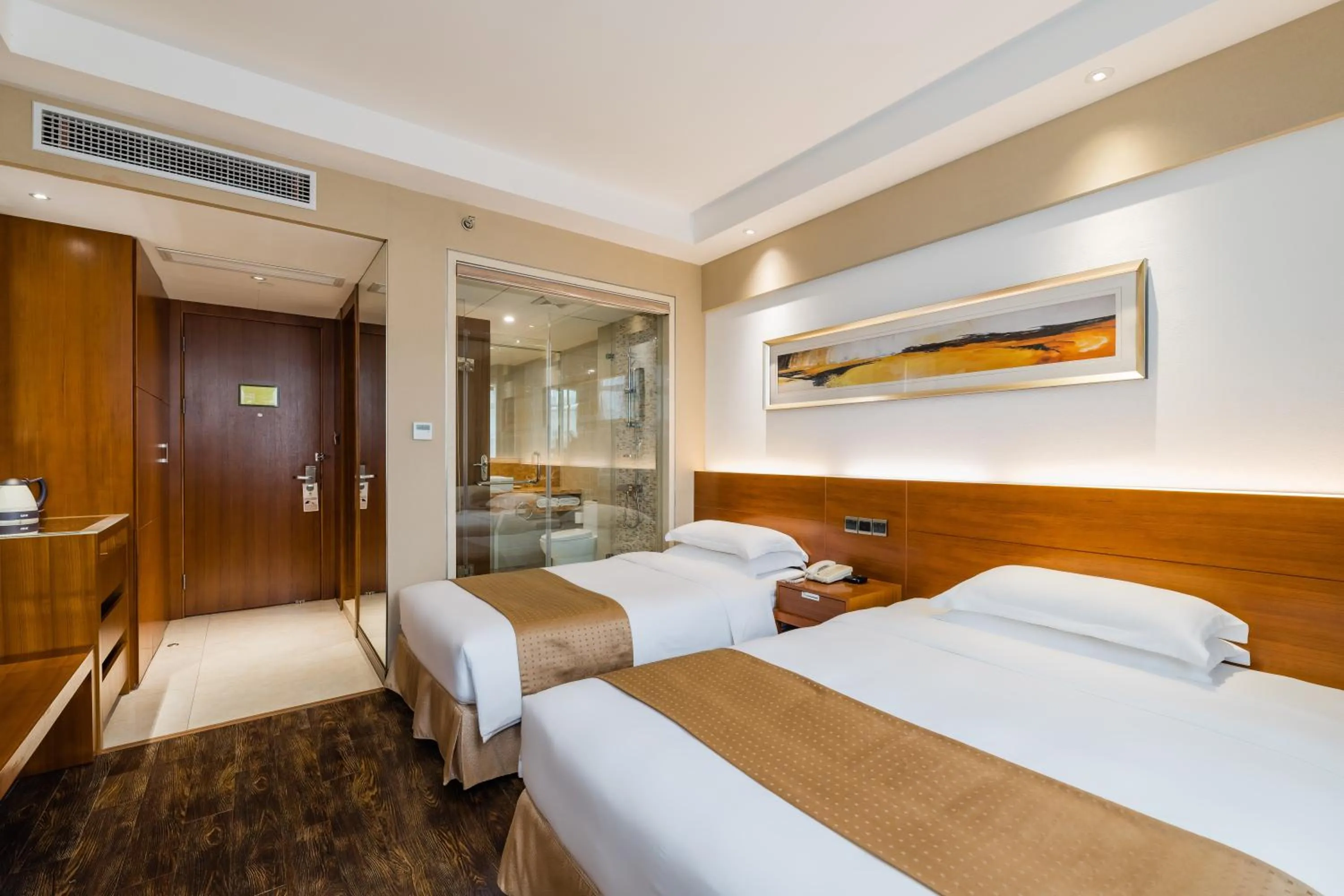 Bedroom, Bed in Mai Xinge Boutique Hotel - Free shuttle buses are provided between PVG Airport and Disneyland