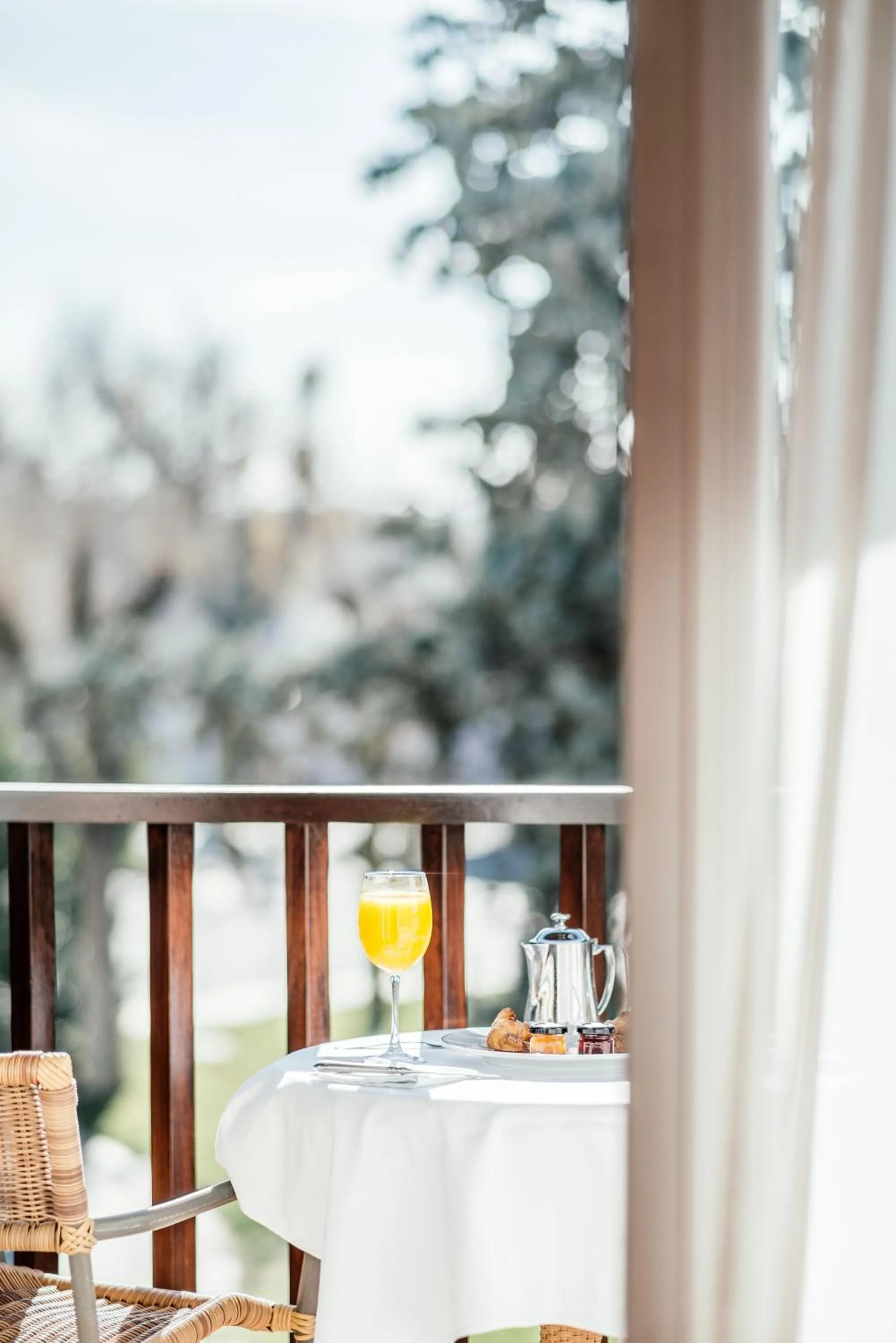 Garden view in Parador de Manzanares