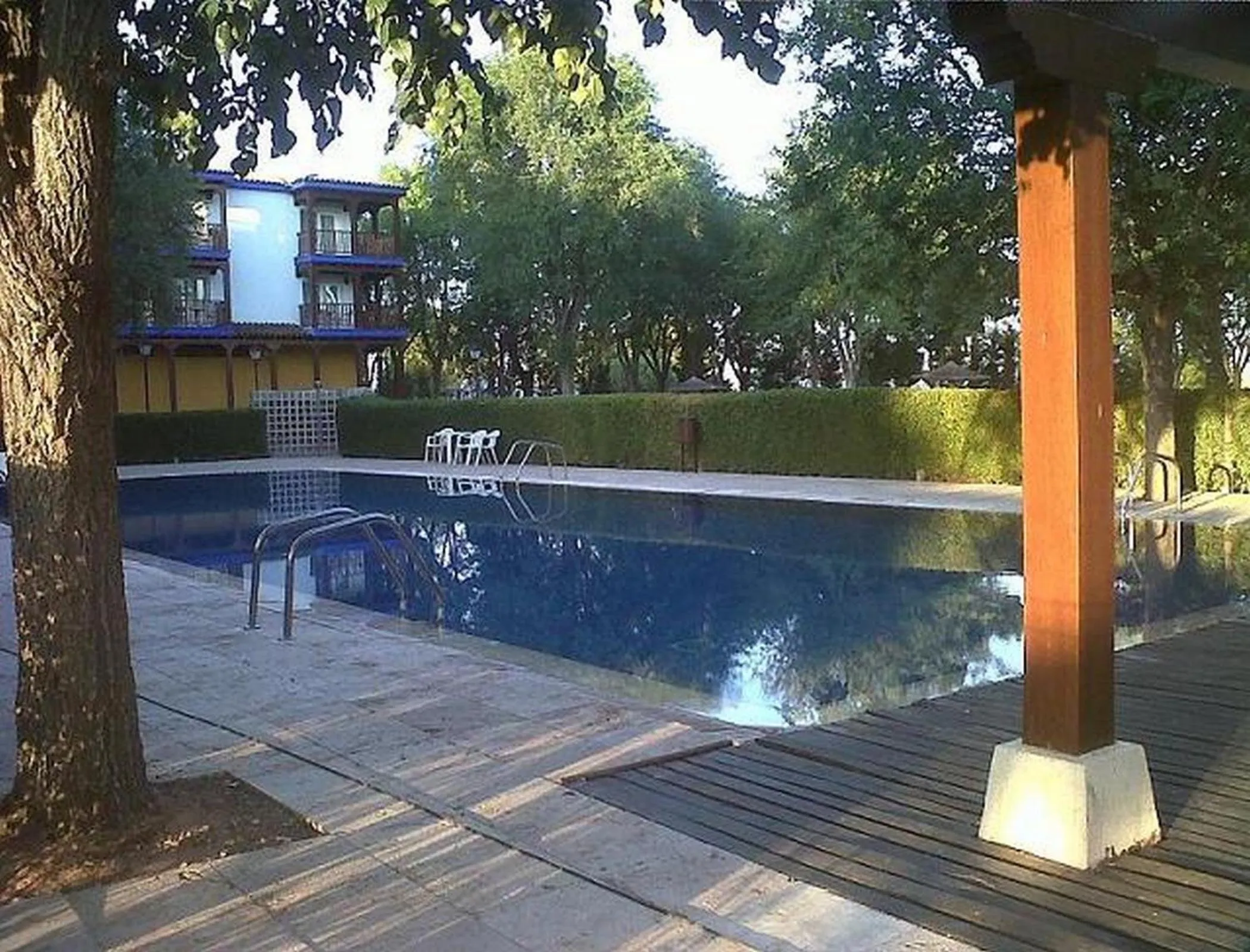 Swimming pool in Parador de Manzanares