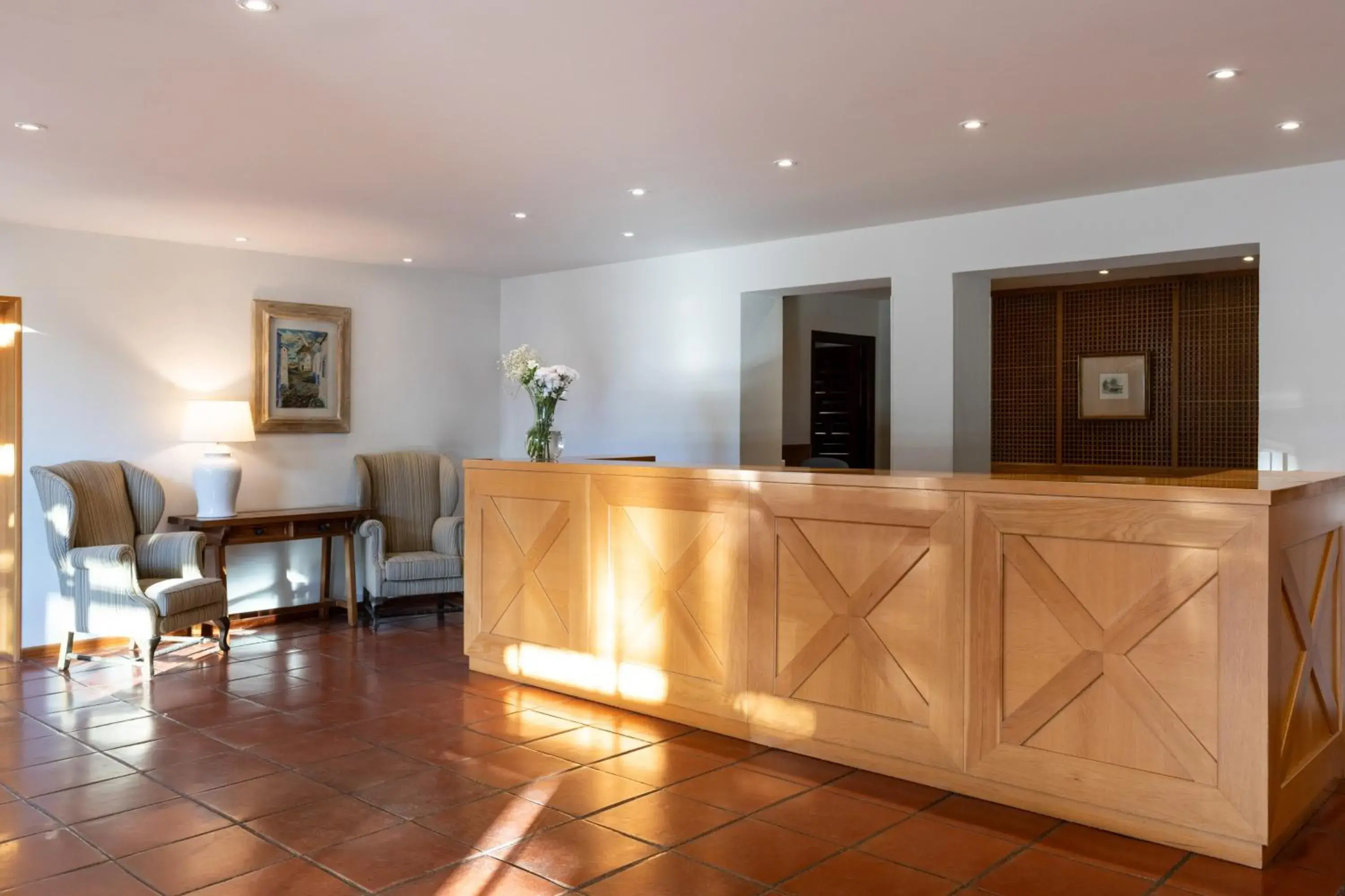 Lobby or reception in Parador de Manzanares Lobby or reception in Parador de Manzanares