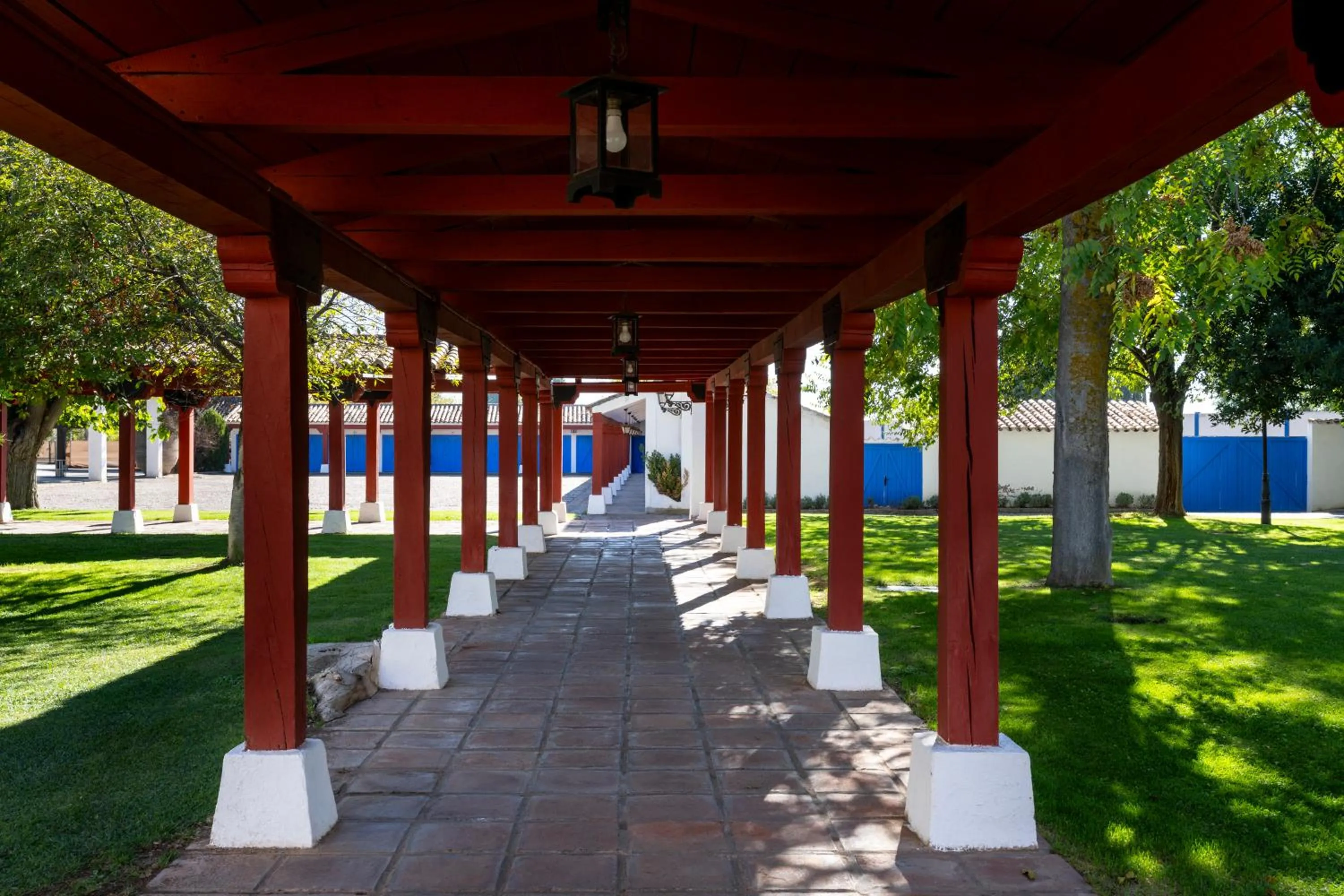 Garden view in Parador de Manzanares