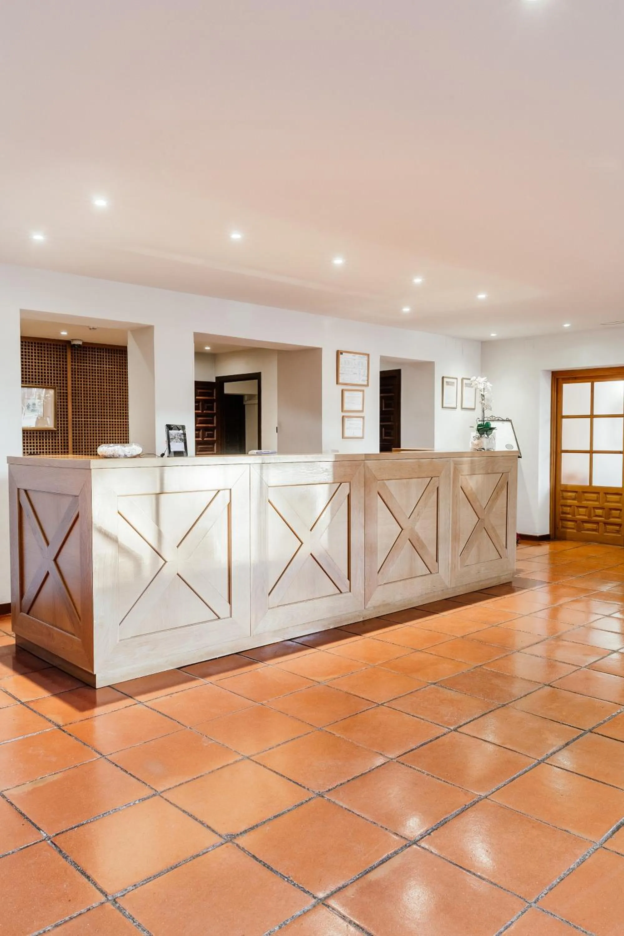 Lobby or reception in Parador de Manzanares