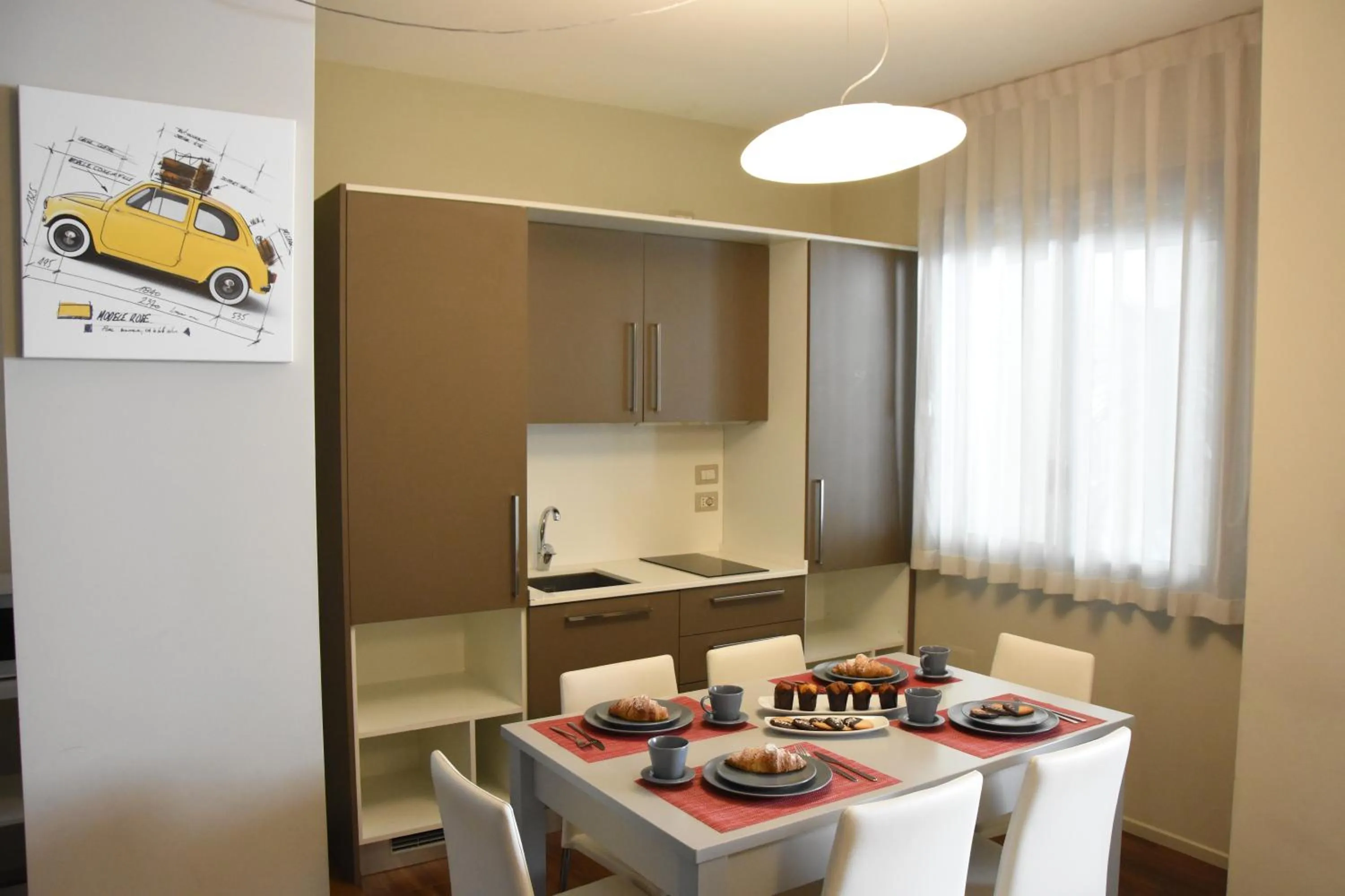 Kitchen or kitchenette in Residence Nazionale Matera