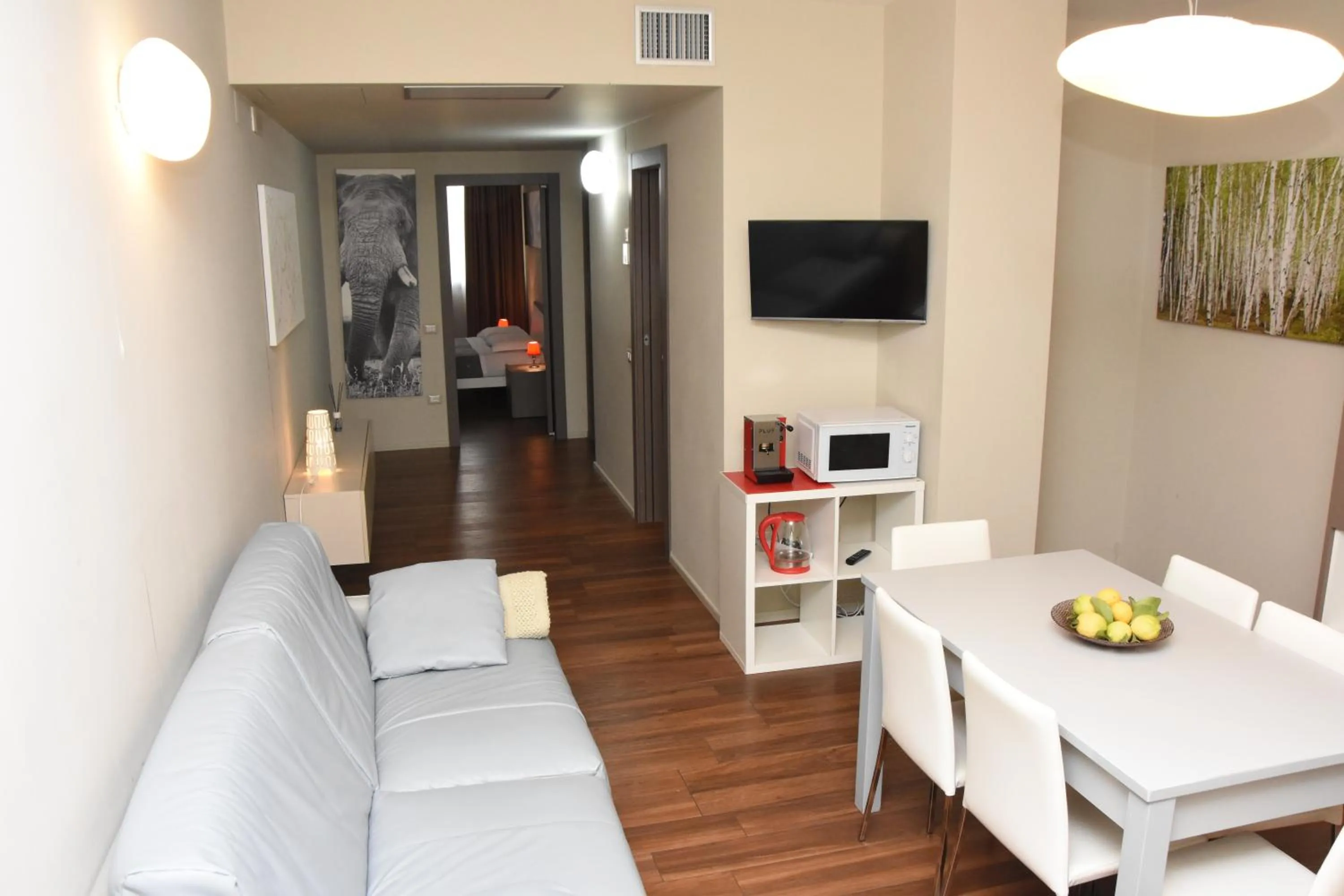 Communal lounge/ TV room in Residence Nazionale Matera