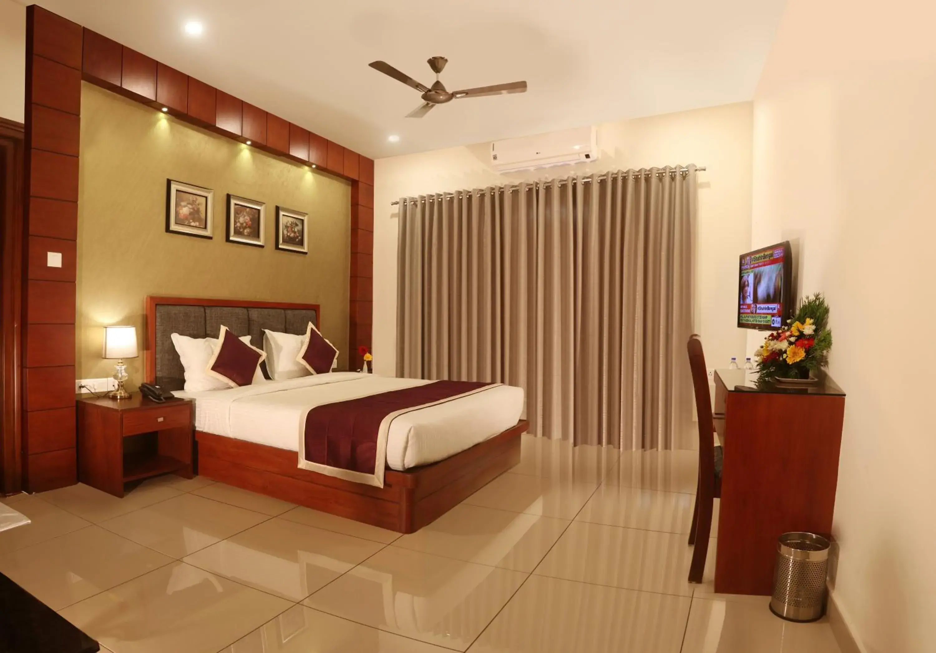 Bedroom, Bed in Bhasuri Inn Guruvayoor Bedroom, Bed in Bhasuri Inn Guruvayoor
