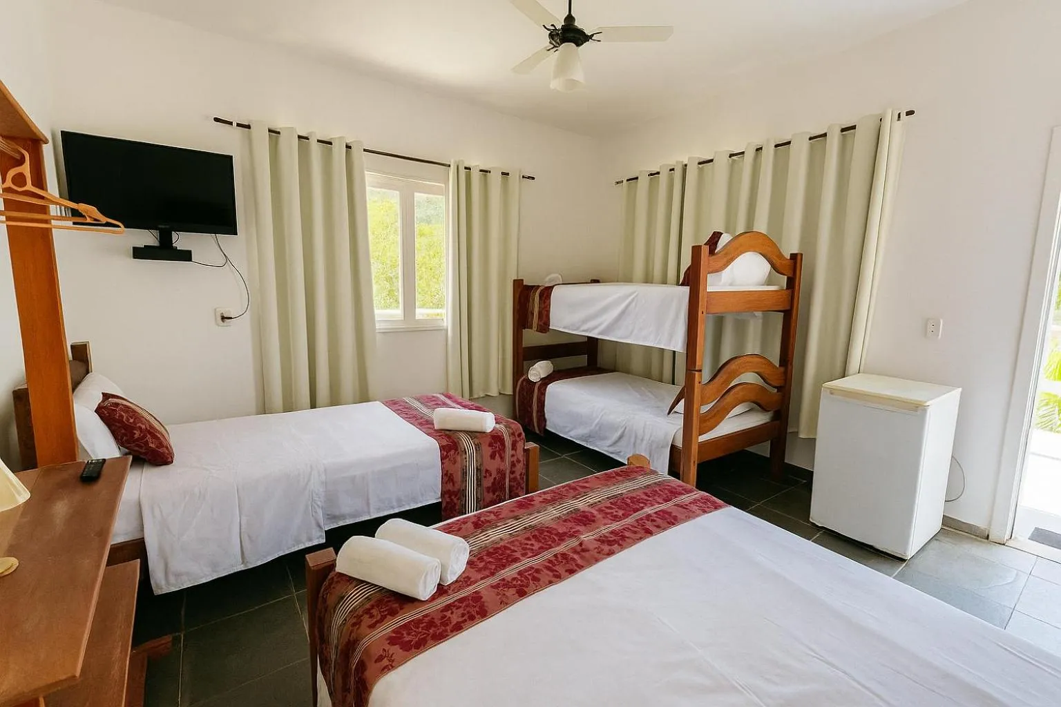 Bedroom, Bed in Cocanha Beach Pousadas