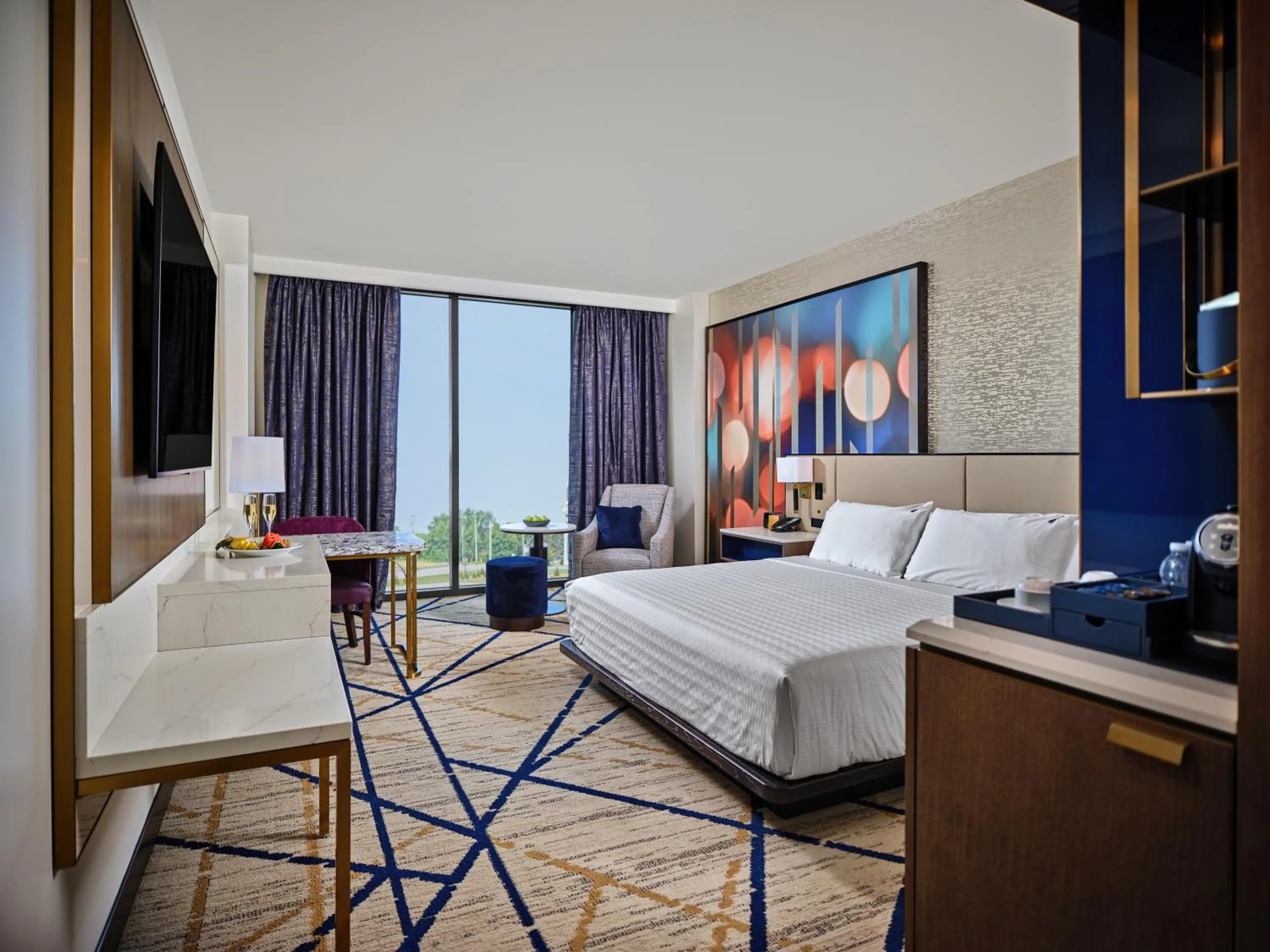 Bed in Hard Rock Hotel & Casino Ottawa