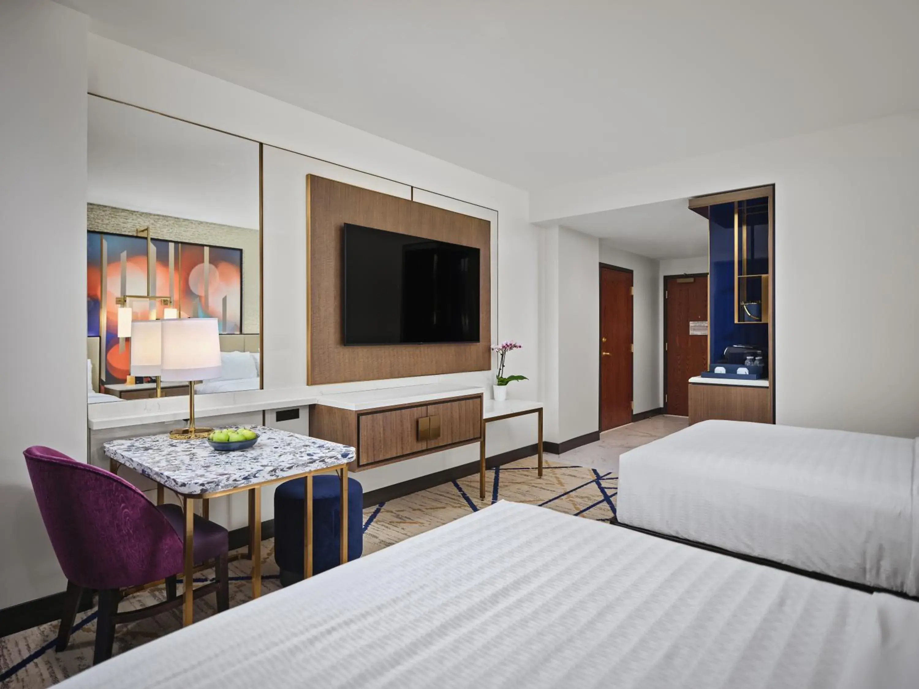 Deluxe Queen Room Disability Access in Hard Rock Hotel & Casino Ottawa Deluxe Queen Room Disability Access in Hard Rock Hotel & Casino Ottawa