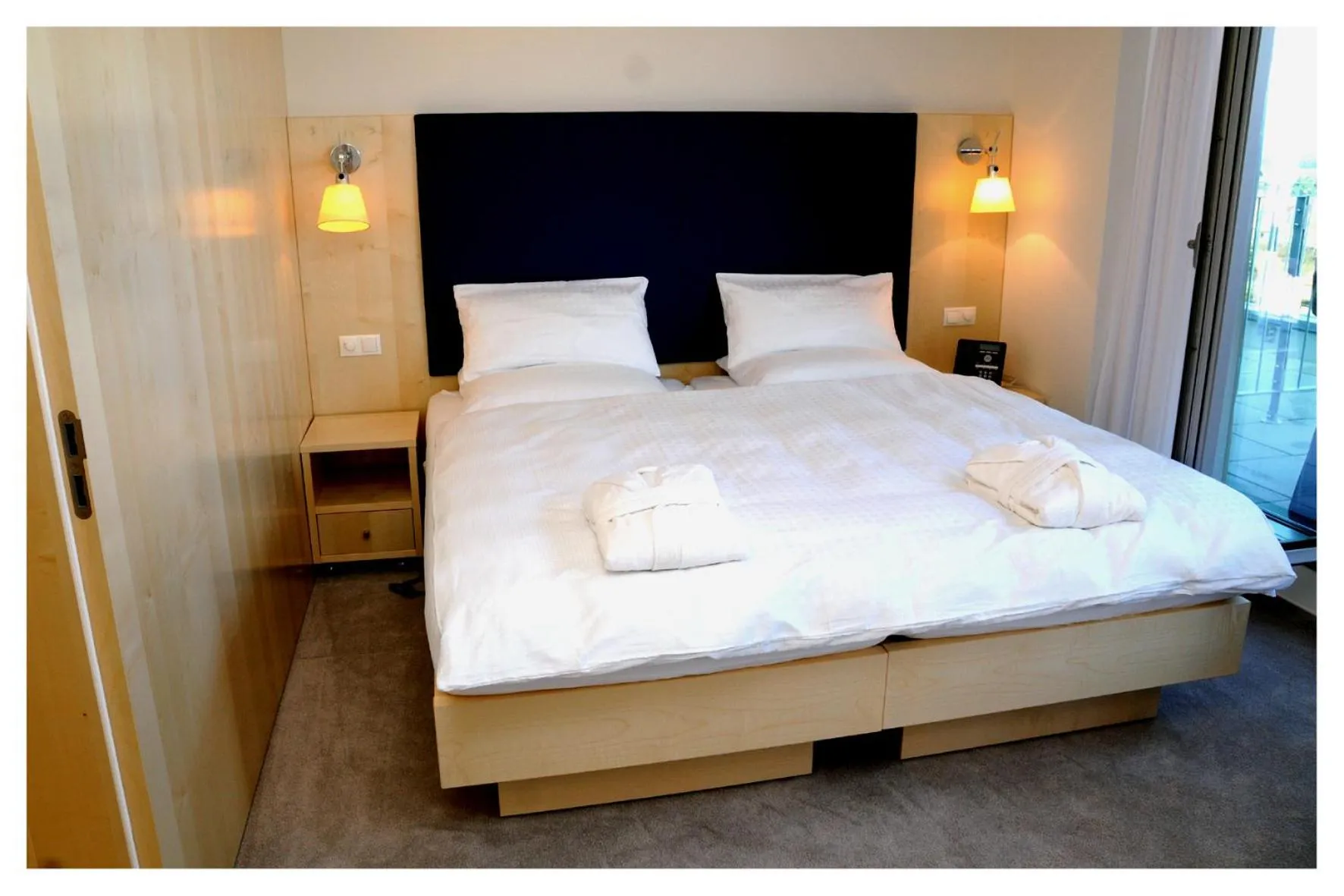 Bed in Hotel Erwin Junker