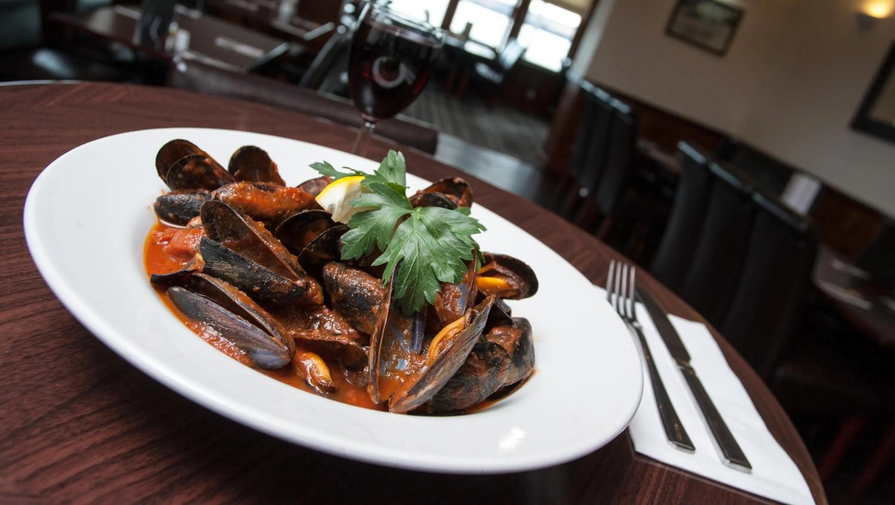 Food and drinks in Tuckers Inn