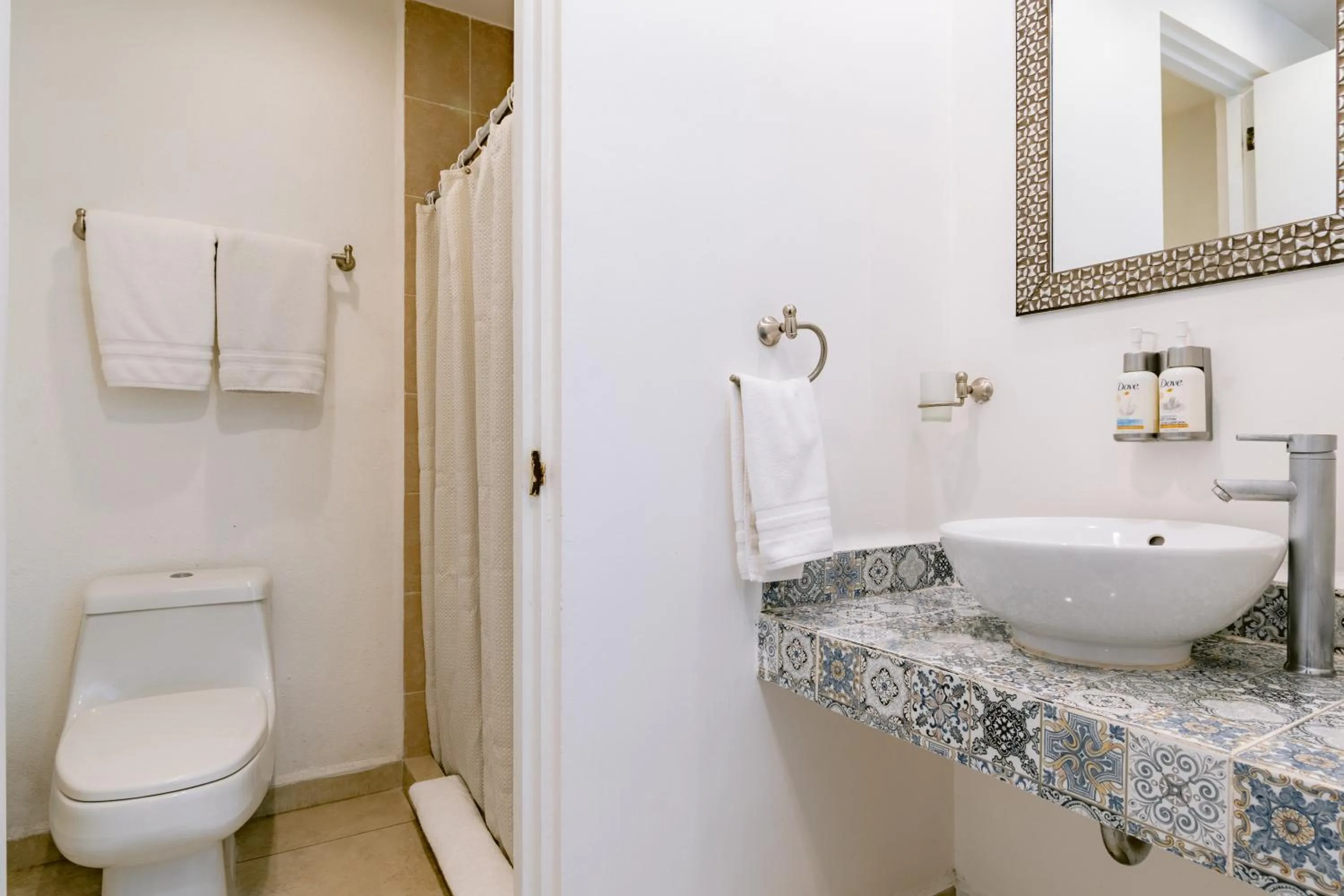 Bathroom in Hotel La Estación