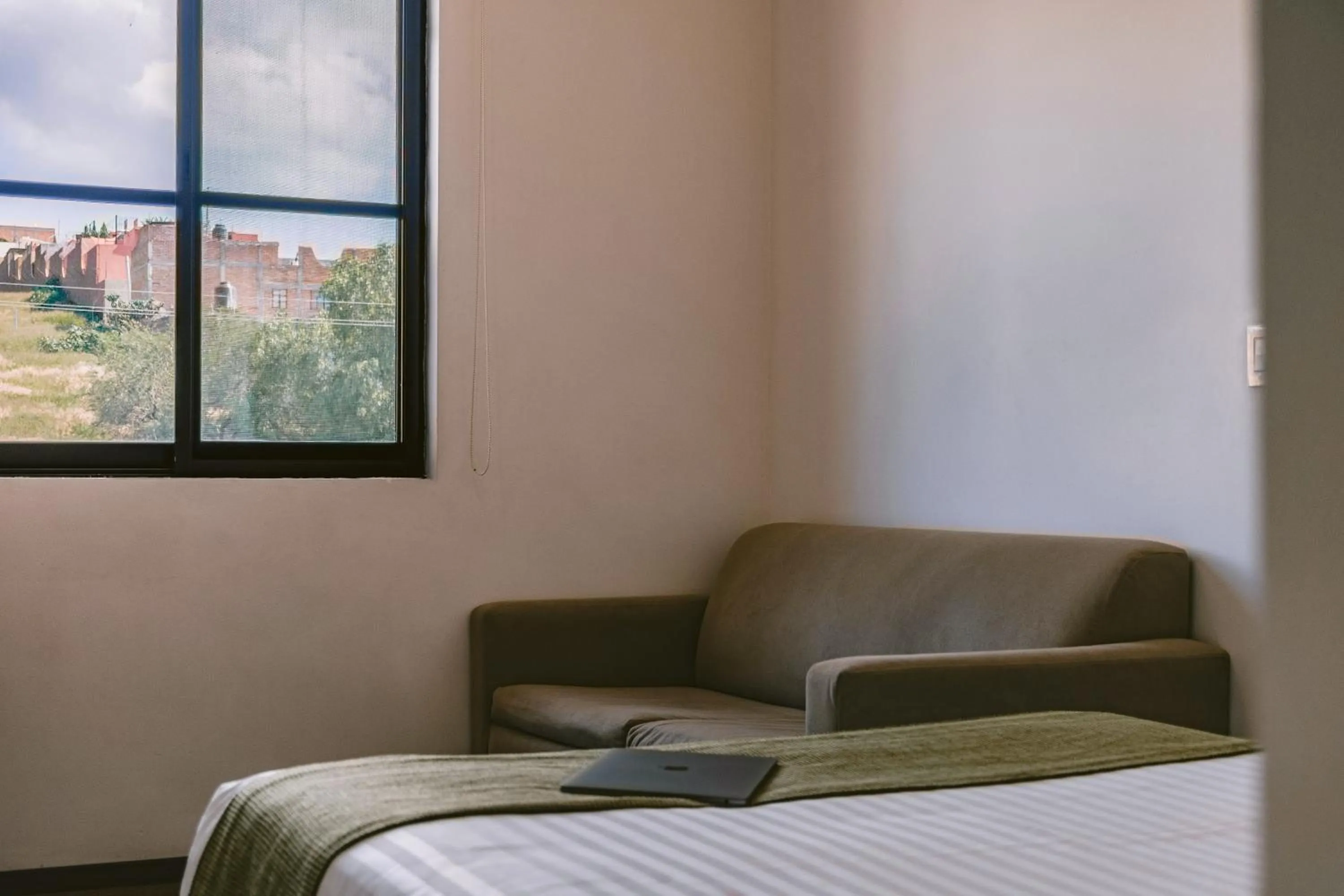 Decorative detail, Bed in Hotel La Estación