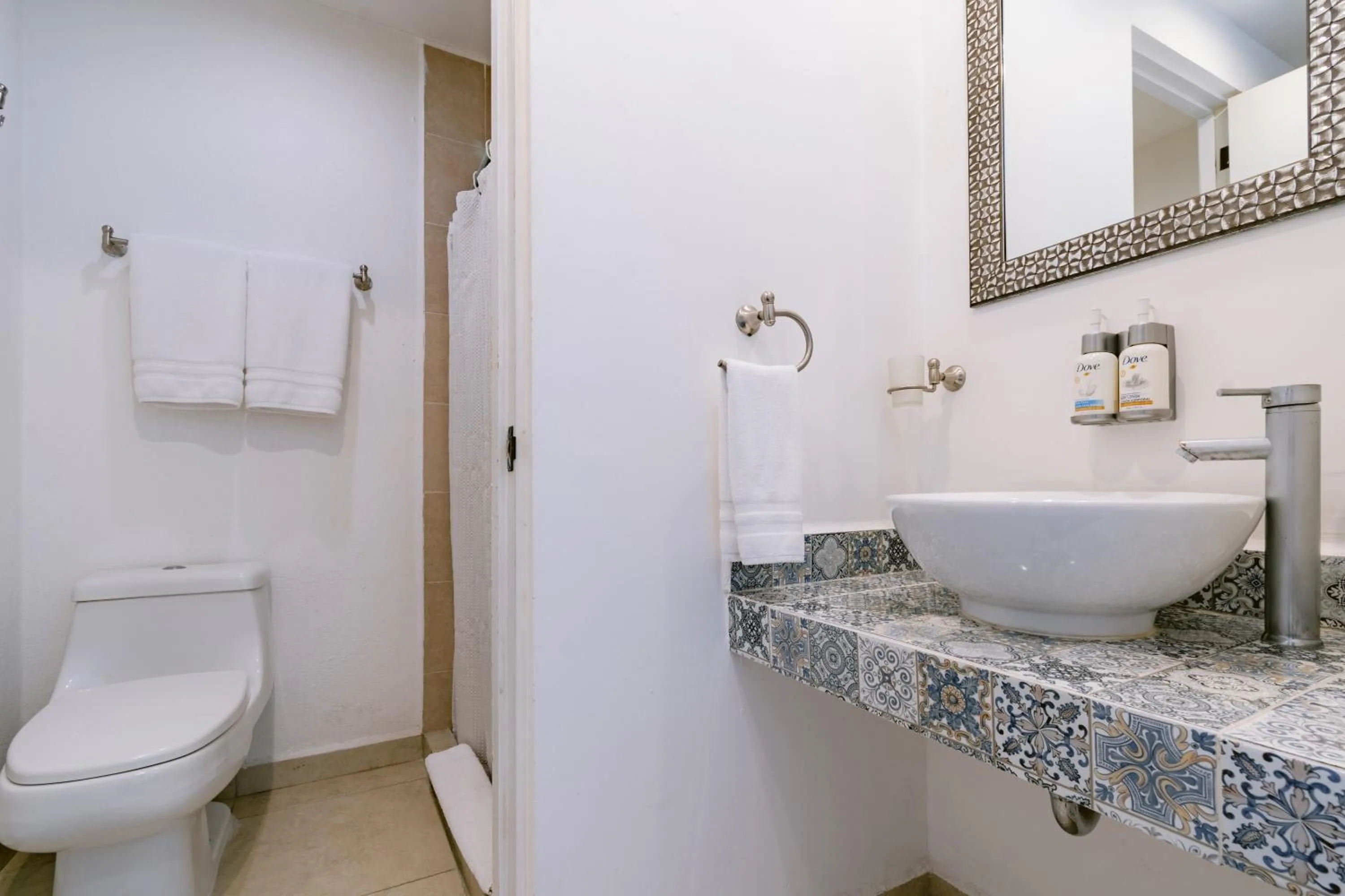 Bathroom in Hotel La Estación