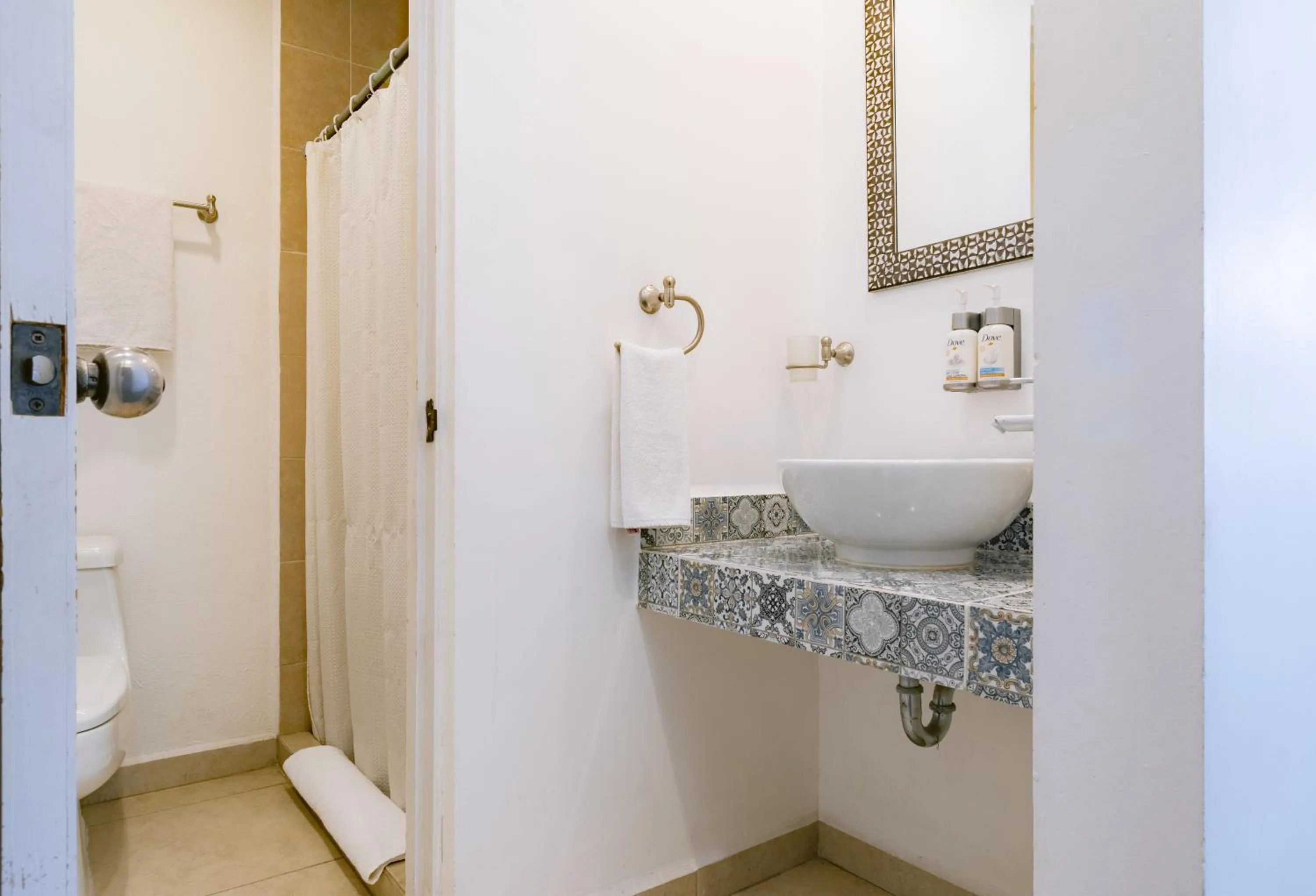 Bathroom in Hotel La Estación