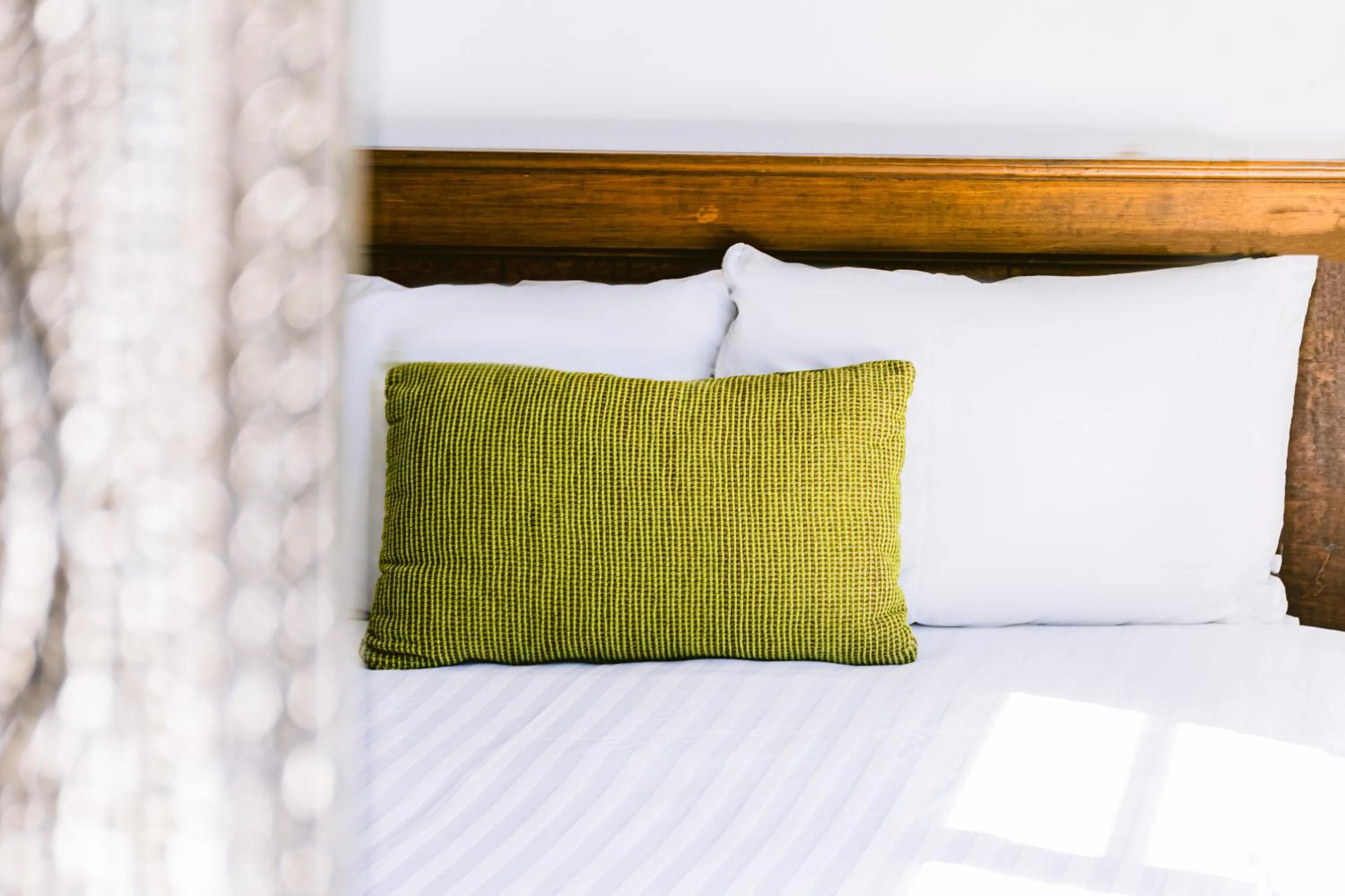 Decorative detail, Bed in Hotel La Estación
