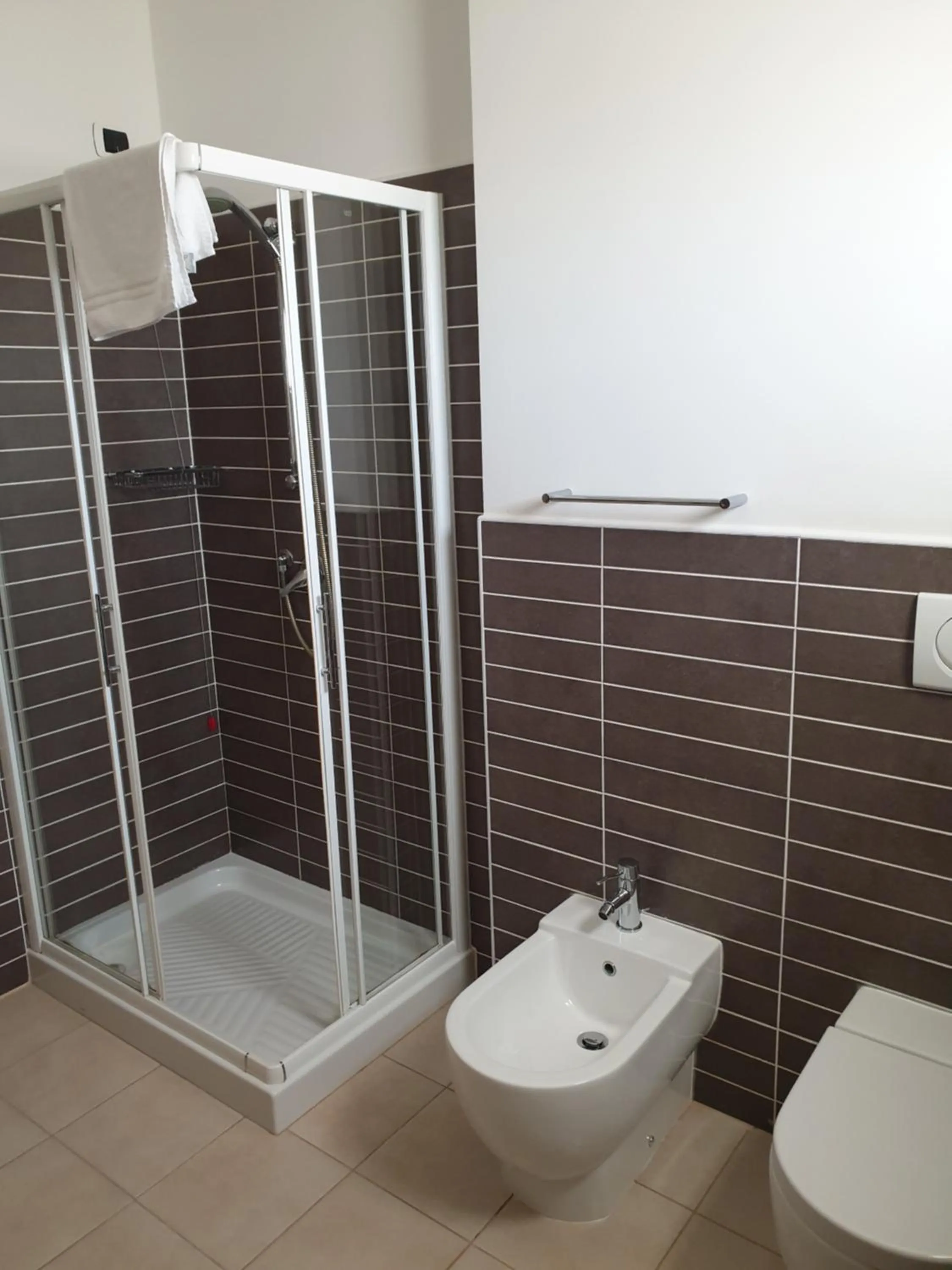 Shower in Aparthotel Por do Sol