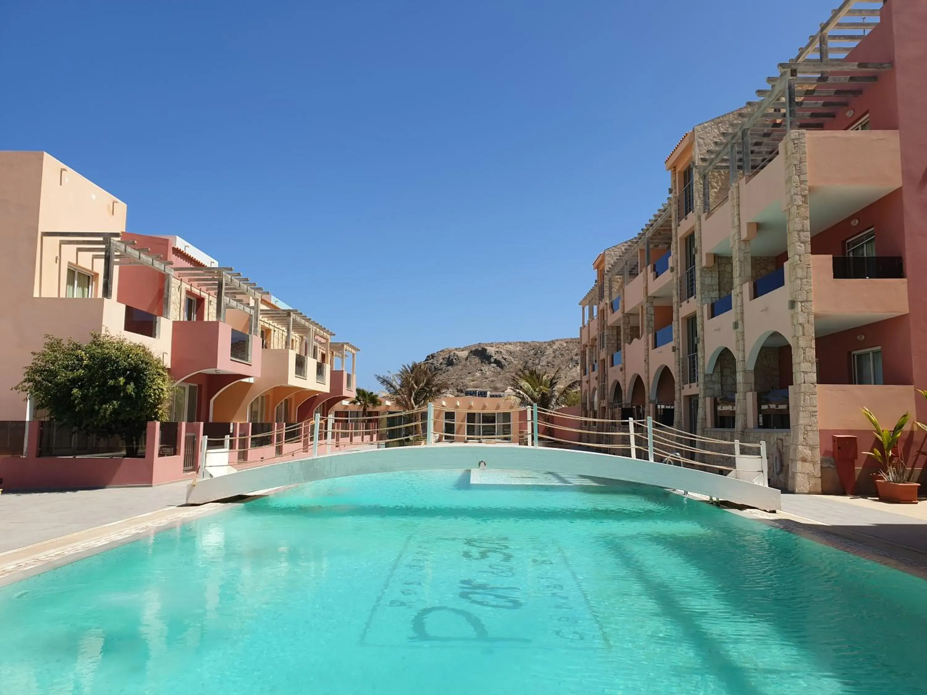 Pool view in Aparthotel Por do Sol Pool view in Aparthotel Por do Sol