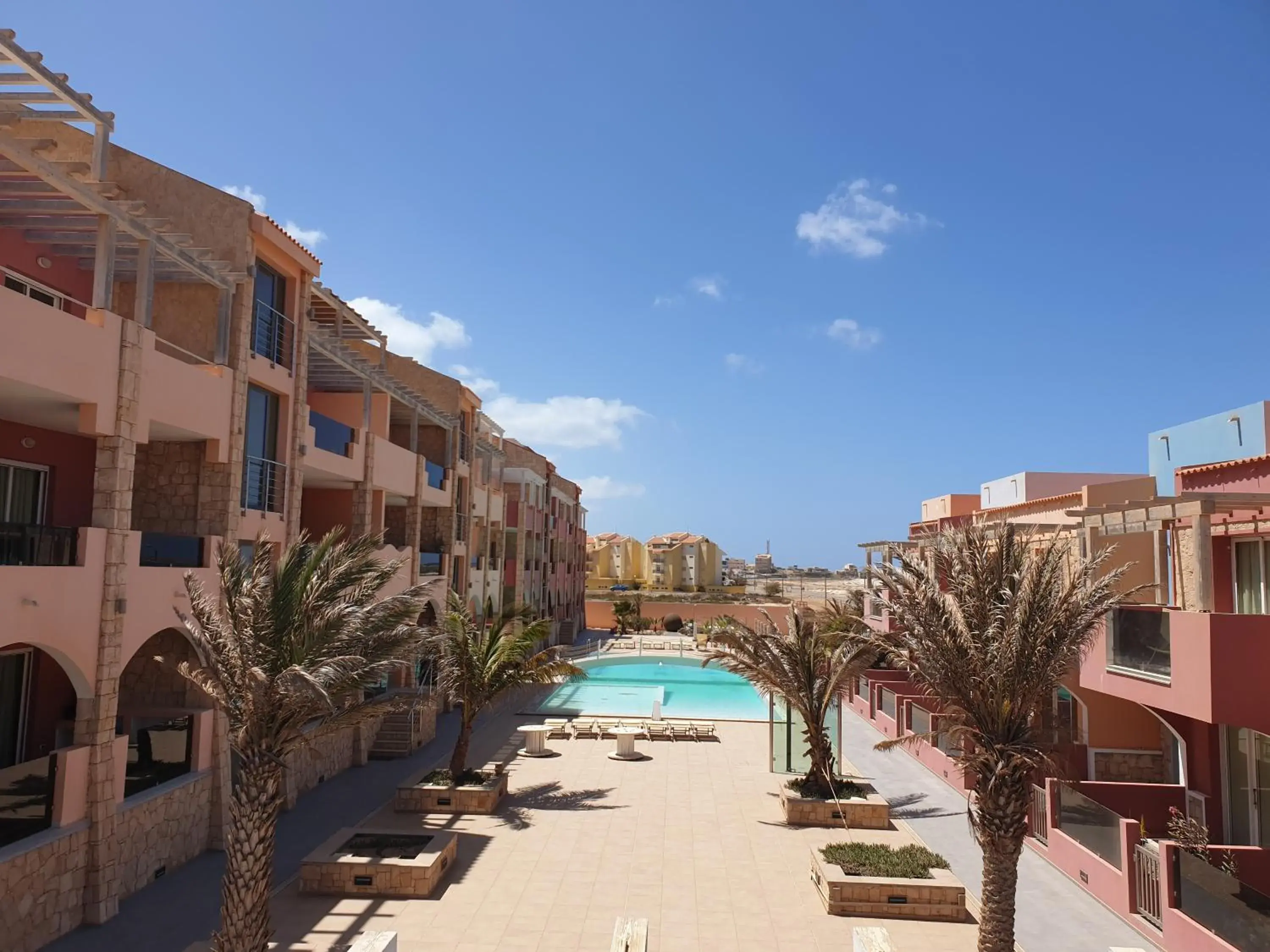 Pool view in Aparthotel Por do Sol Pool view in Aparthotel Por do Sol
