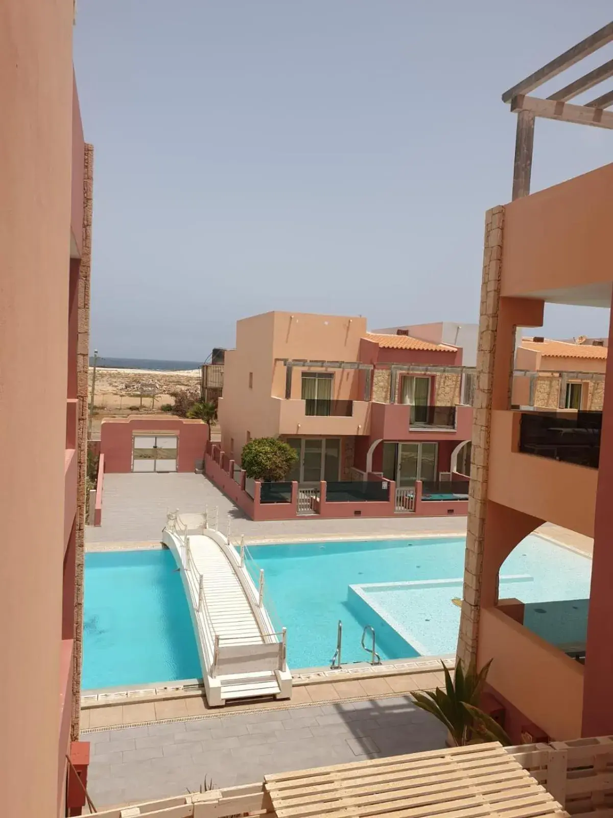 Pool view in Aparthotel Por do Sol Pool view in Aparthotel Por do Sol