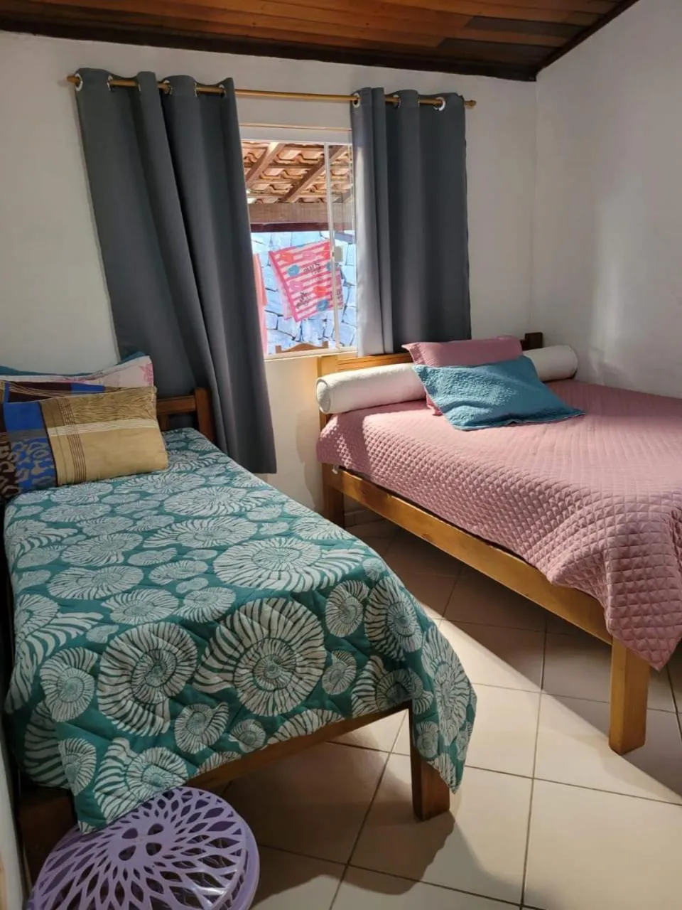 Bed in Ilhabela Casa Família Feliz