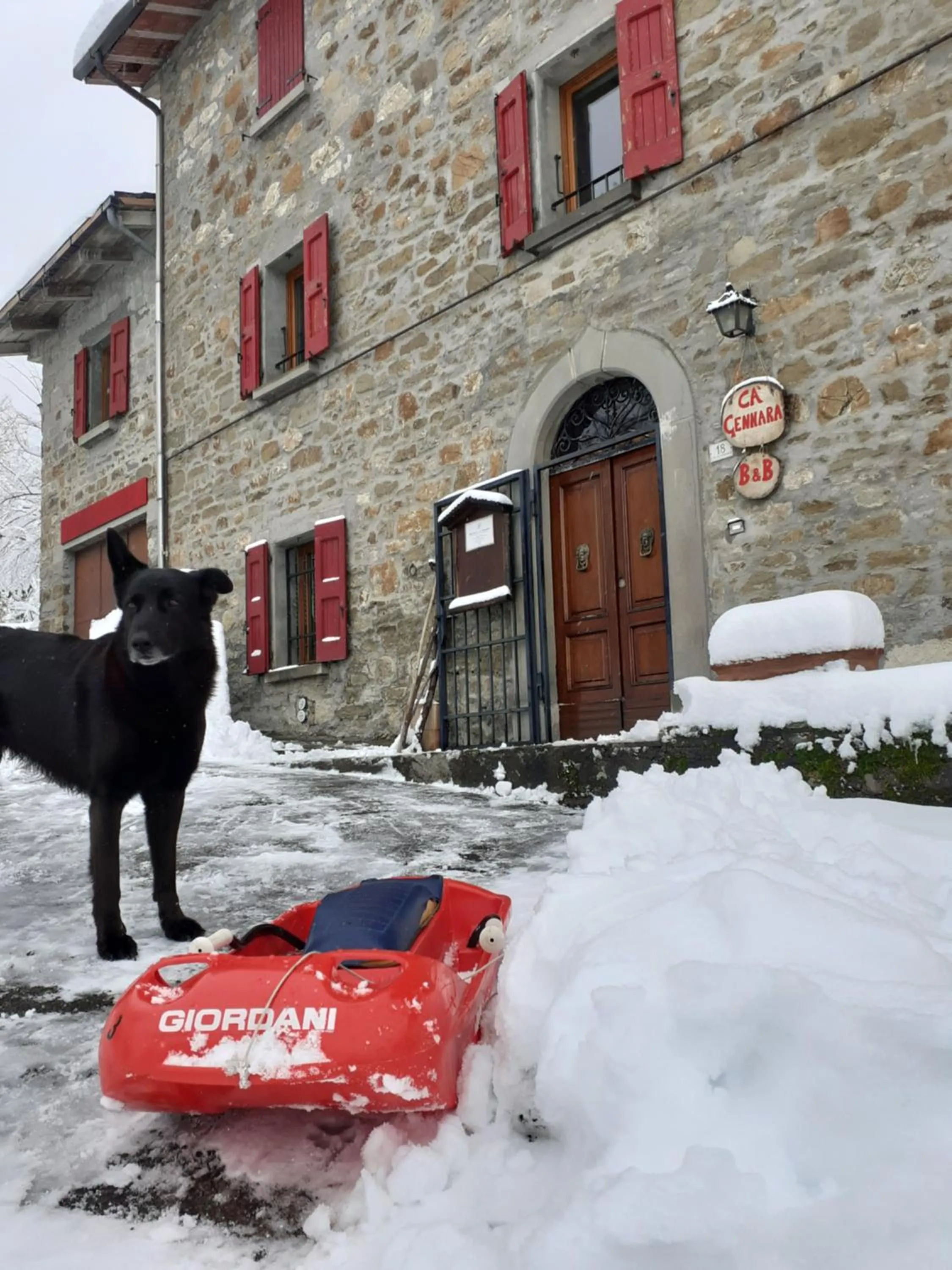 Property building in Cà Gennara Agri B&B
