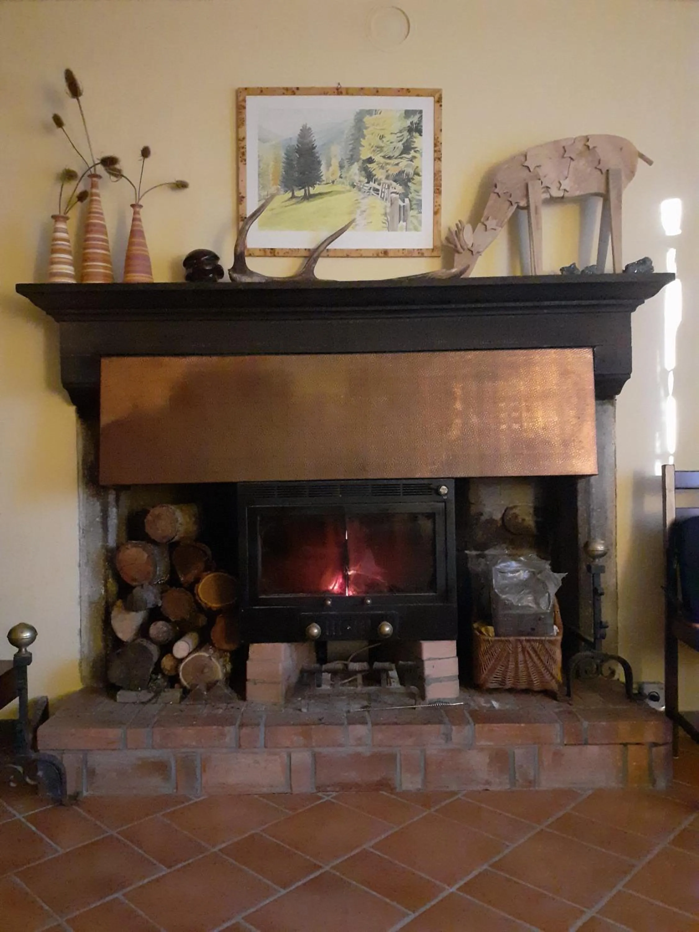 Communal lounge/ TV room in Cà Gennara Agri B&B